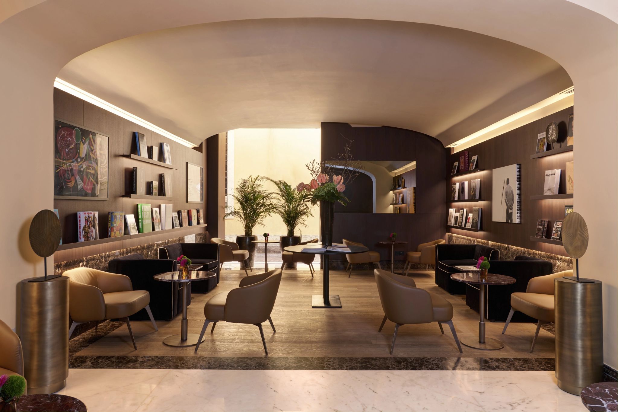lobby moderno - lobby de hotel - areas comuns hotel
