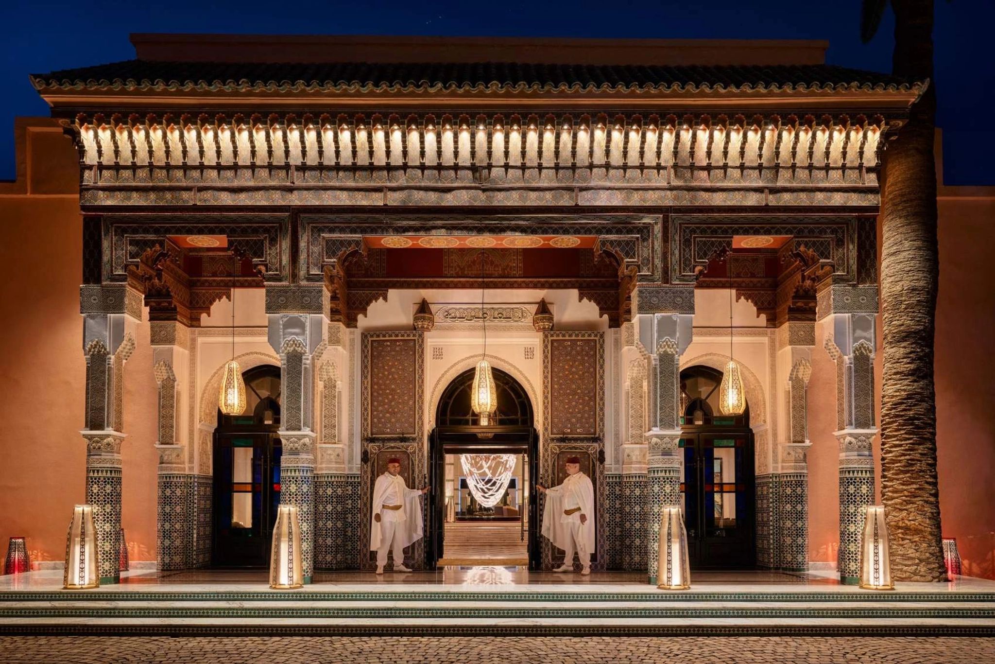 La Mamounia fachada mamounia marrakech - entrada palace marrocos - portao mamounia marrakech