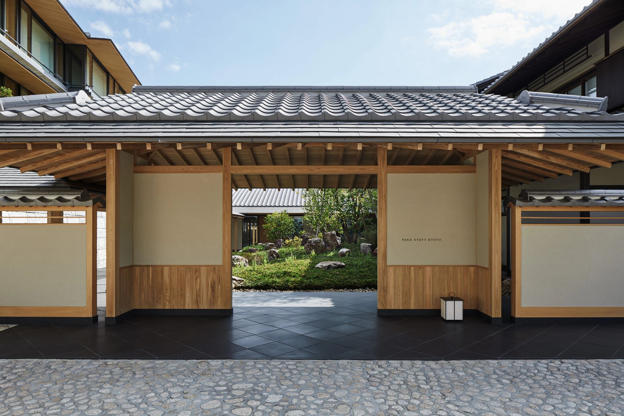 Exterior Park Hyatt Kyoto  park hyatt kyoto – arquitetura japonesa – hotel 5 estrelas