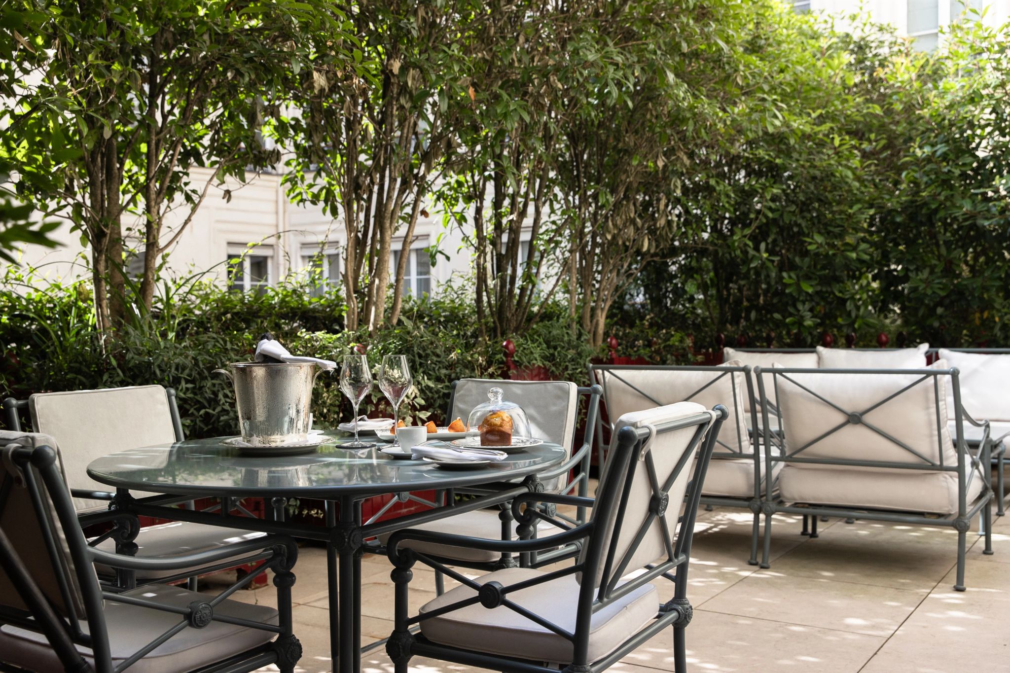 Junior Suite Terrace suite com terraço - terraço mobiliado - lounge ao ar livre - mesa de jantar