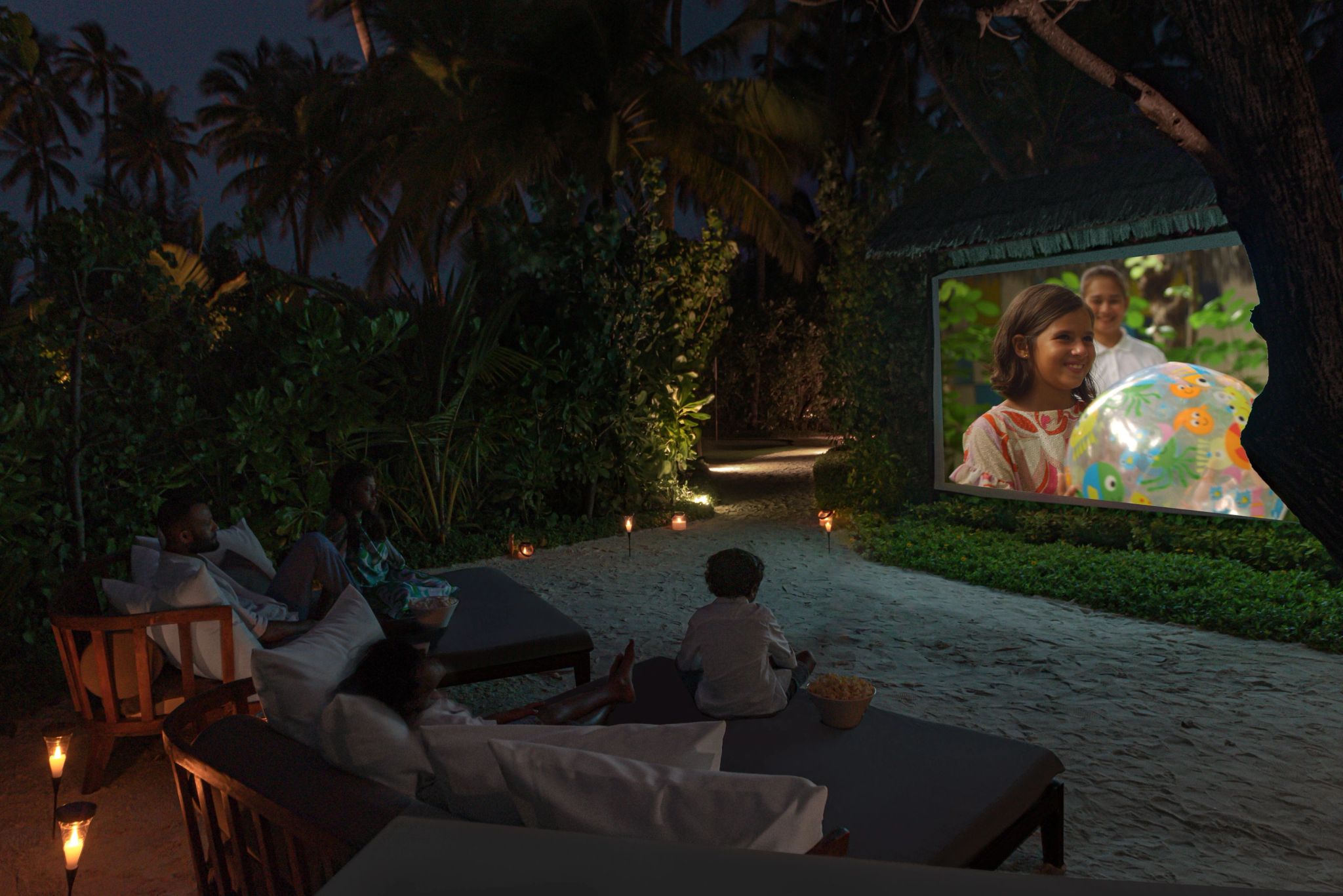 Cinema ao Ar Livre cinema ao ar livre – experiencias hotel – atividades no hotel