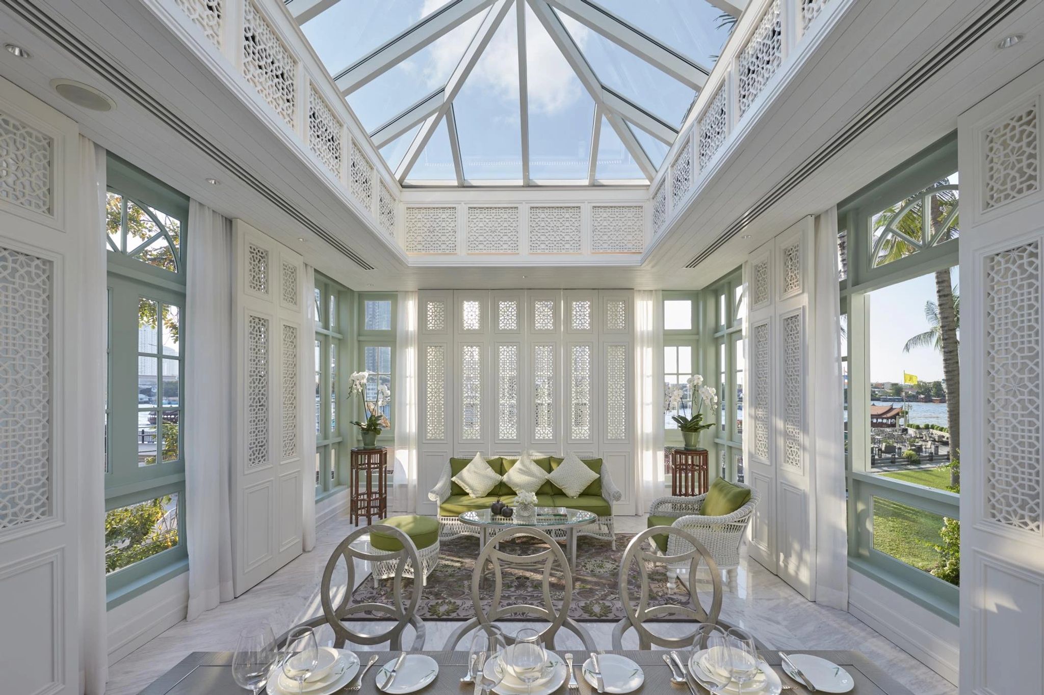 sala de jantar suite – suite ampla – decoracao classica