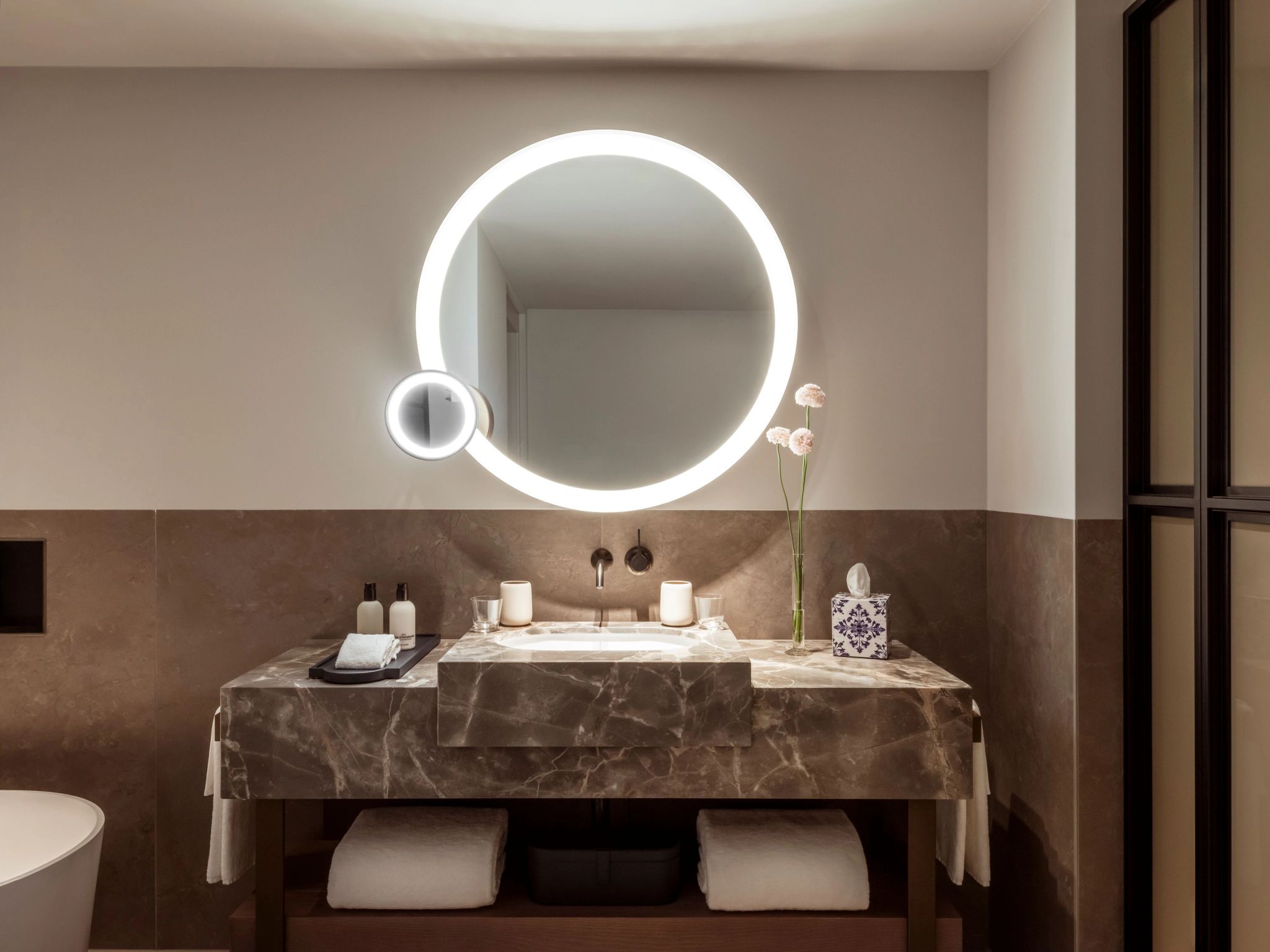 Deluxe banheiro em marmore - banheiro chique - banheiro de luxo