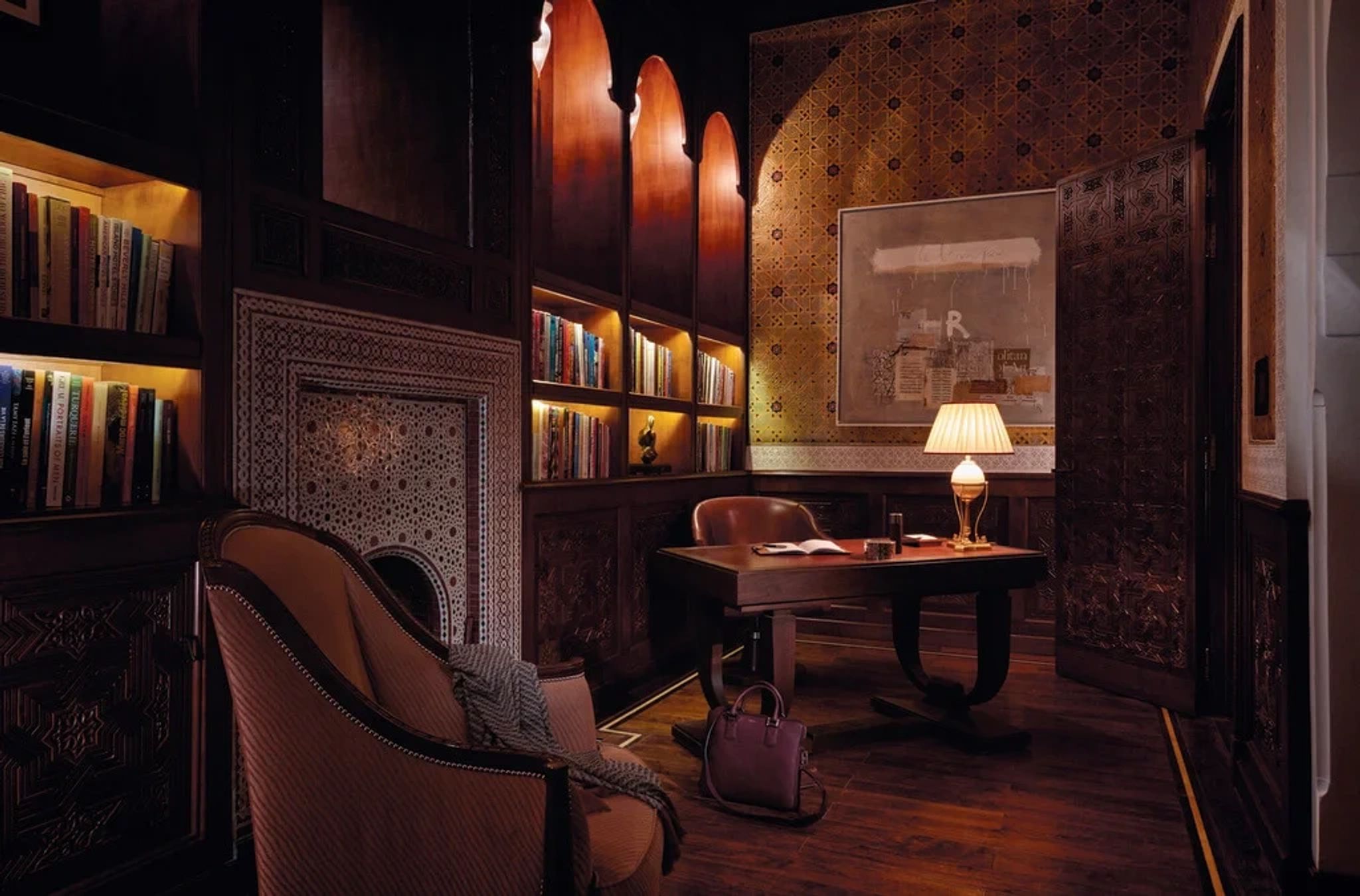 sala estar riad - living riad marrakech - area estar marrocos