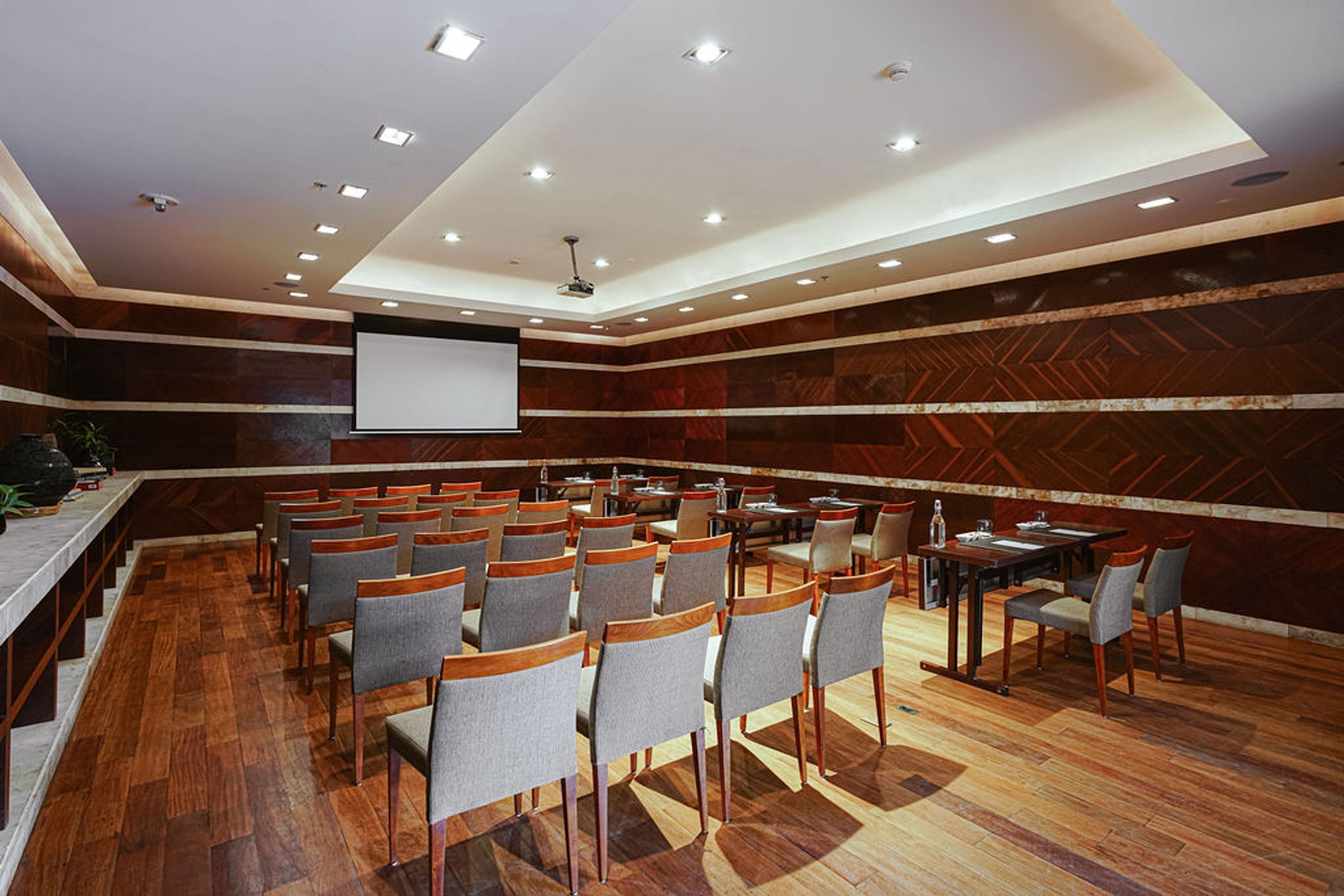 Sala de reuniões praia privativa - praia riviera maya – mar azul turquesa