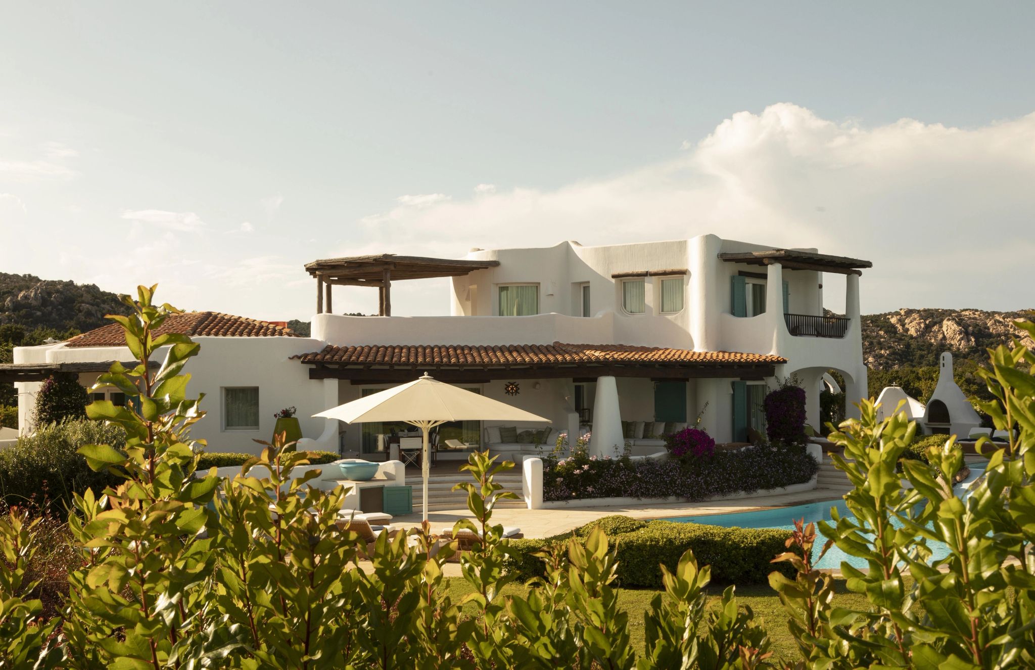 area externa suite – area de lazer – piscina privativa