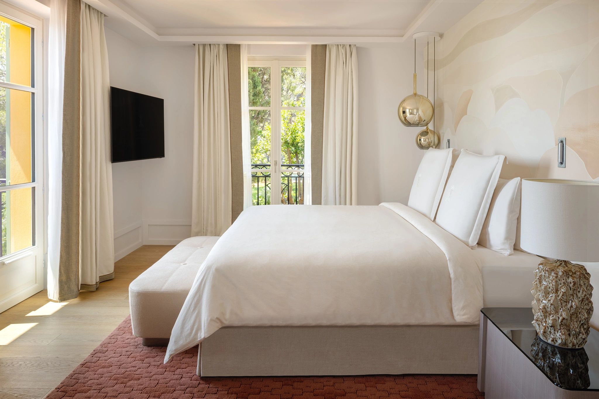 vila moderna - cama king - quarto com tv