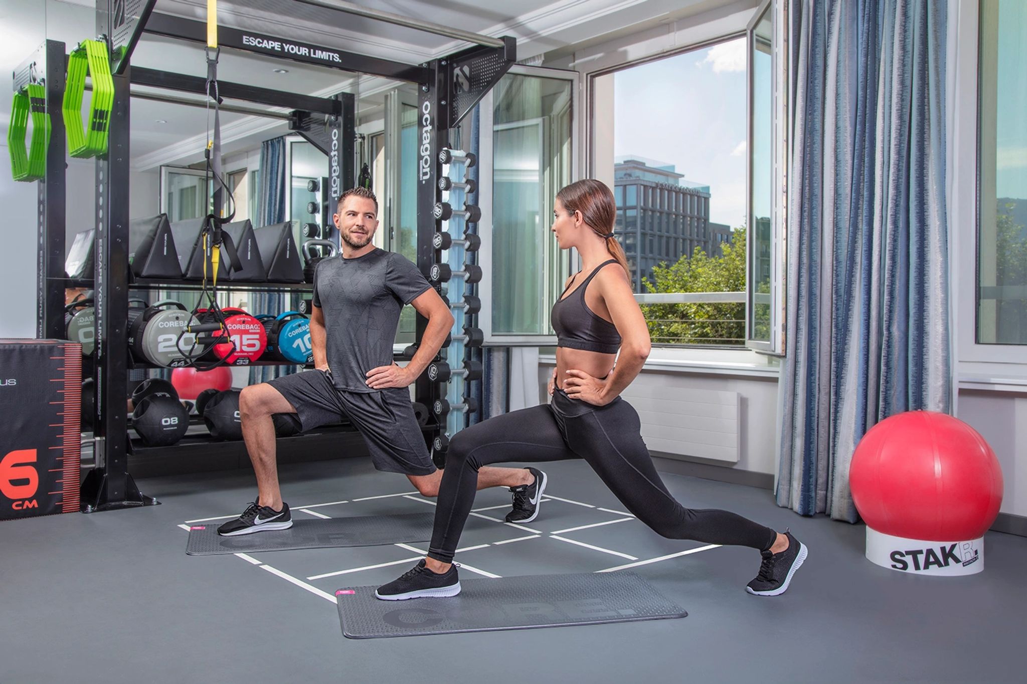 academia de luxo – personal trainer - fitness