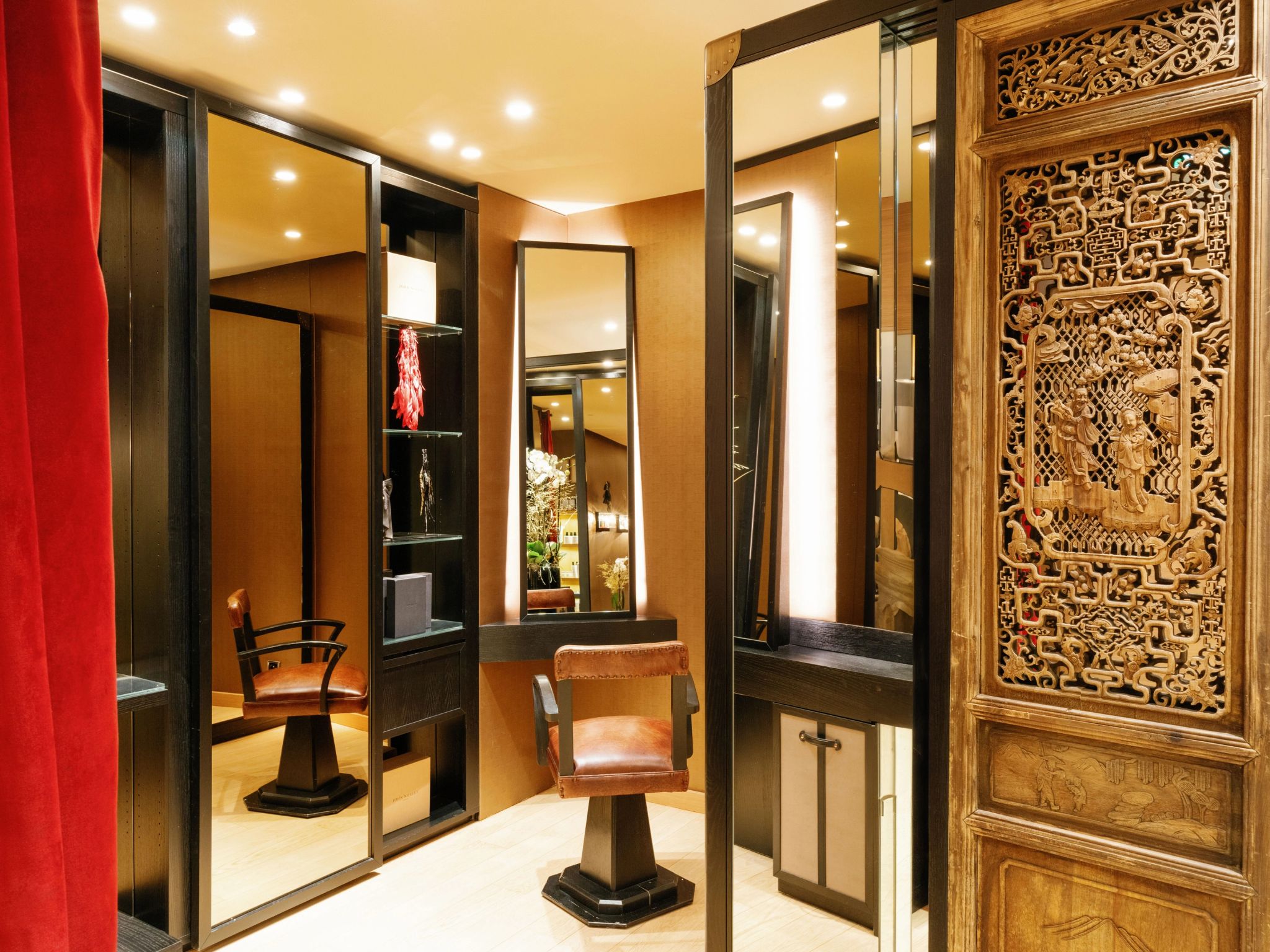 Cabelereiro do hotel cabelereiro – salao de beleza – chique