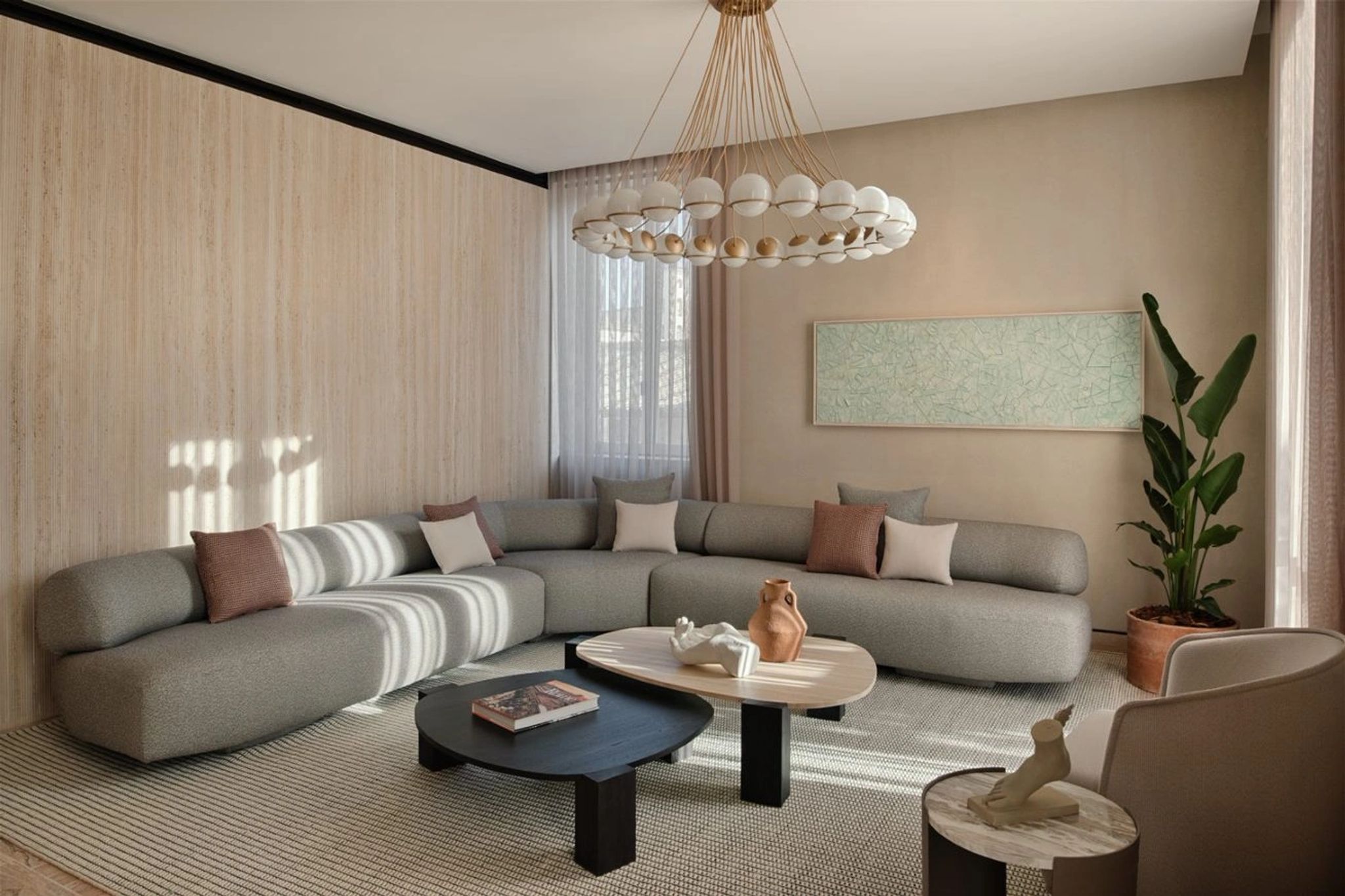 sala de estar suite - mobiliario design luxo - hospedagem exclusiva