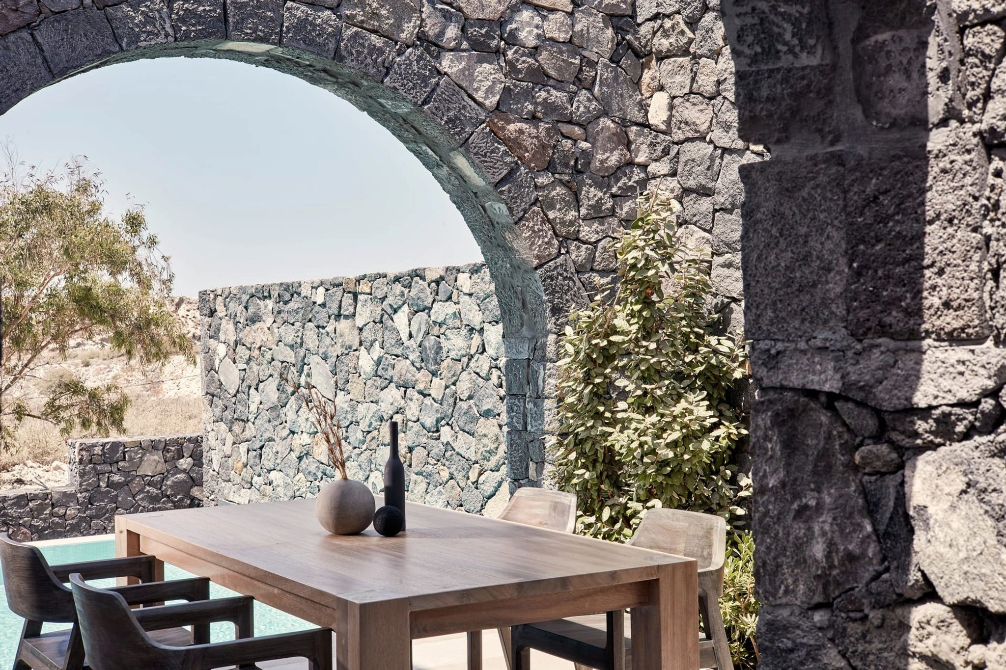 Two Bedroom Pool Suite suite de luxo - jantar ao ar livre - terraco privativo