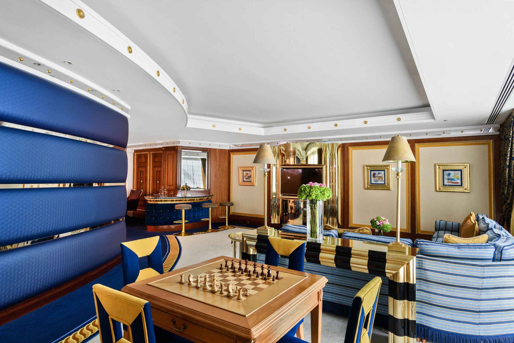 sala de estar - sala chique - design de luxo - suite para familia