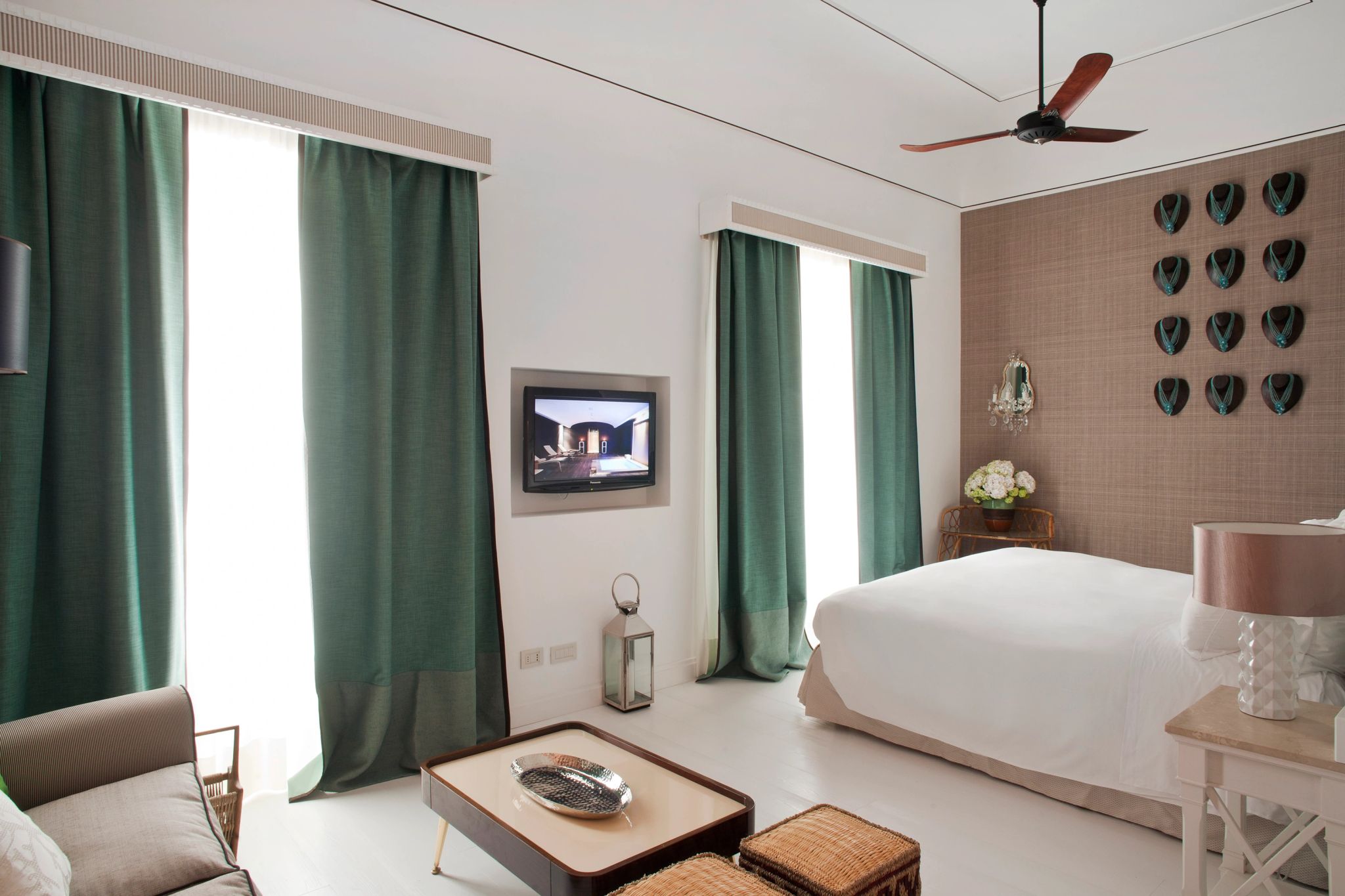 Terrace Suite Sea View cama casal - decoraçao moderna – suite de luxo