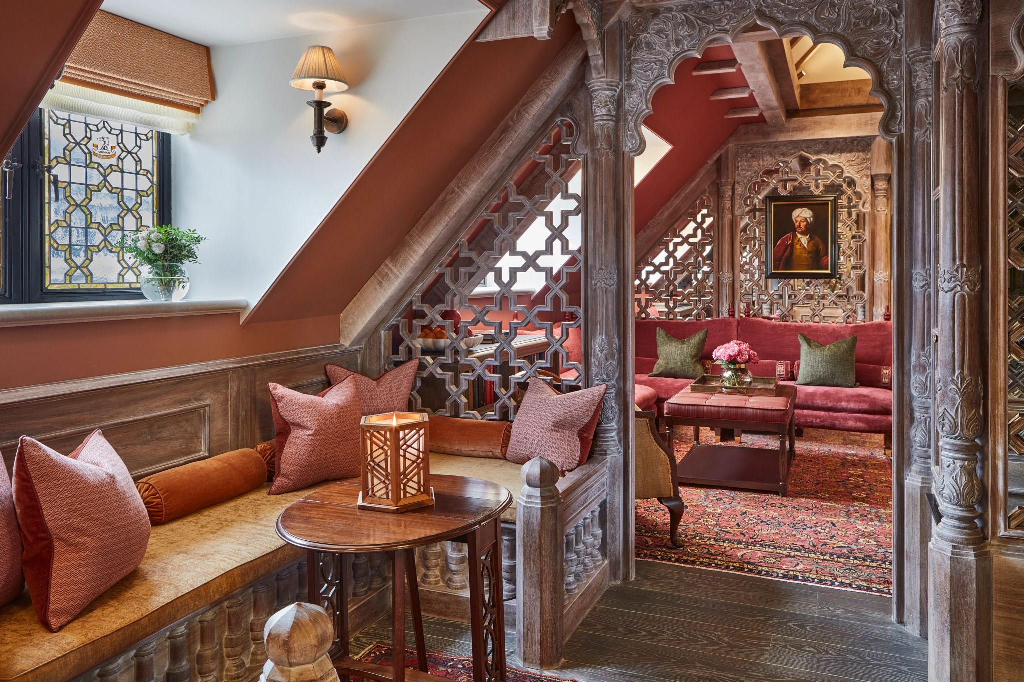 The King´s Lodge sala de estar - sala chique - signature suite