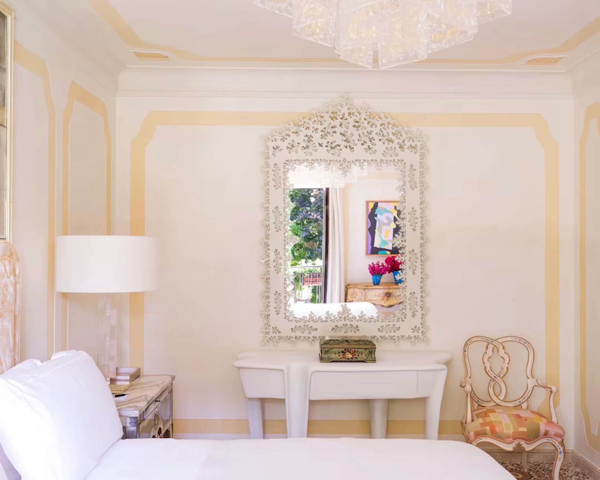 cama king-size - suite casal luxo - cabeceira estofada