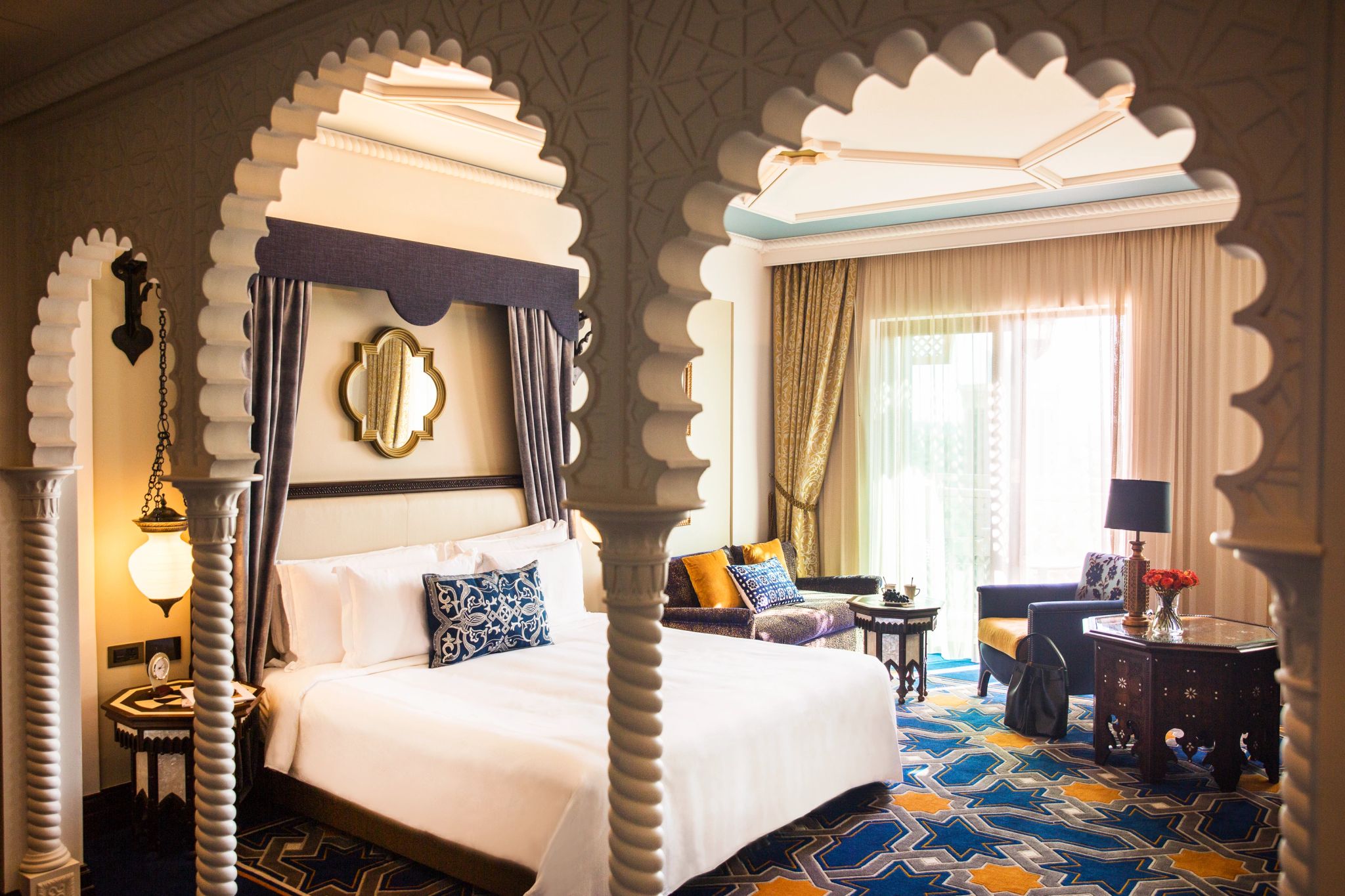 arquitetura arabe - design arabe - quarto de hotel