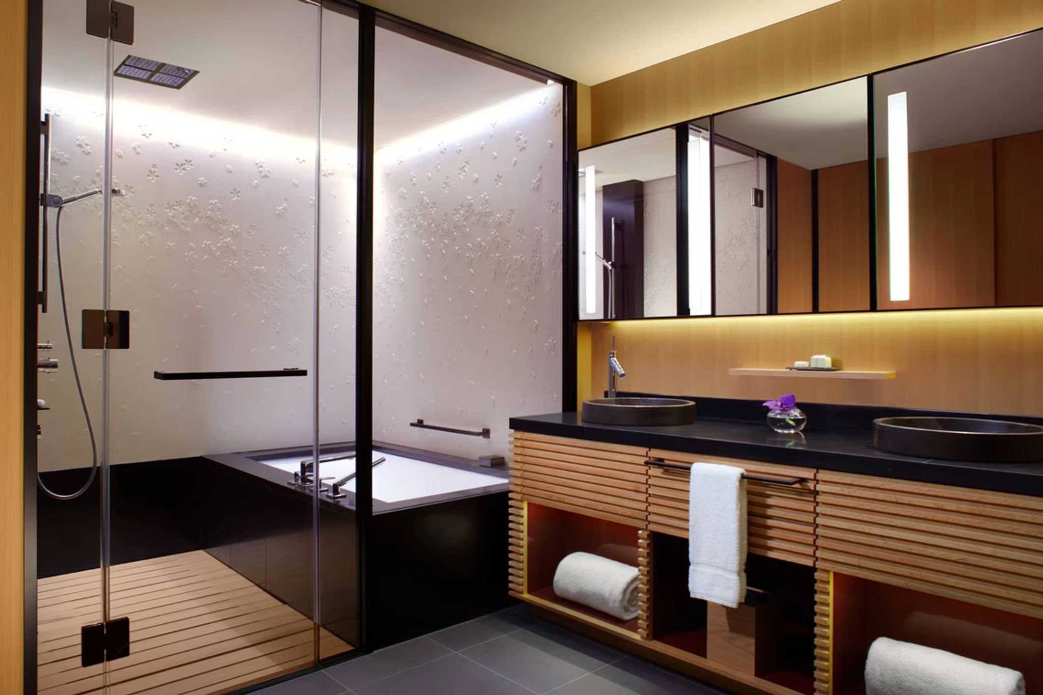 Garden Suite Banheiro zen – estética minimalista – design japonês