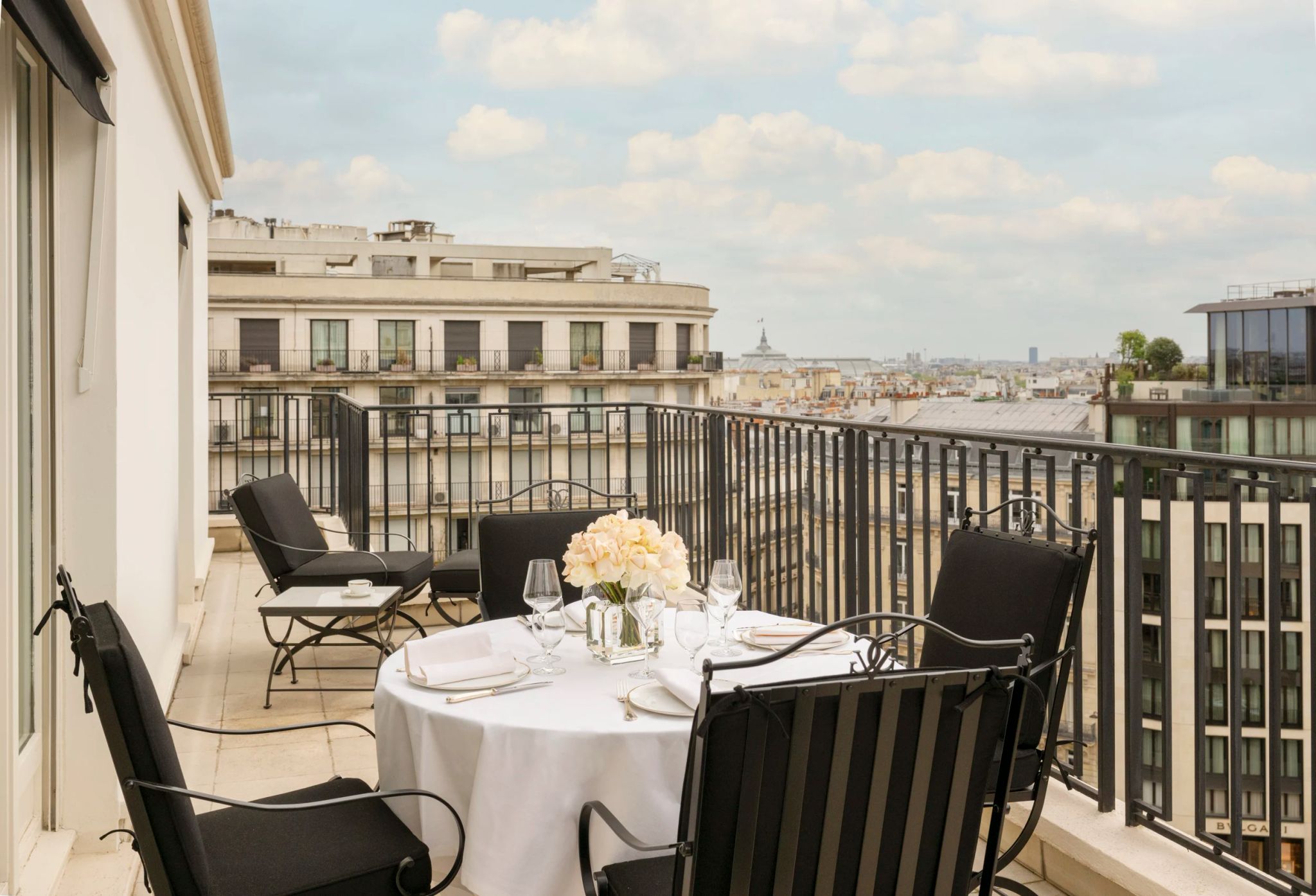 terraço da suite - hotel com vista