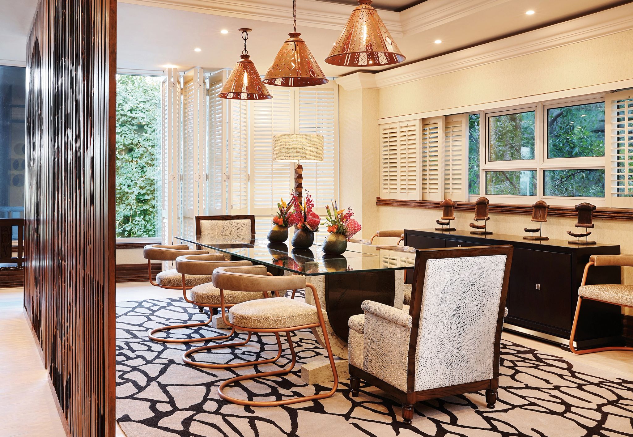suite platinum - quarto nelson mandela - mesa de jantar