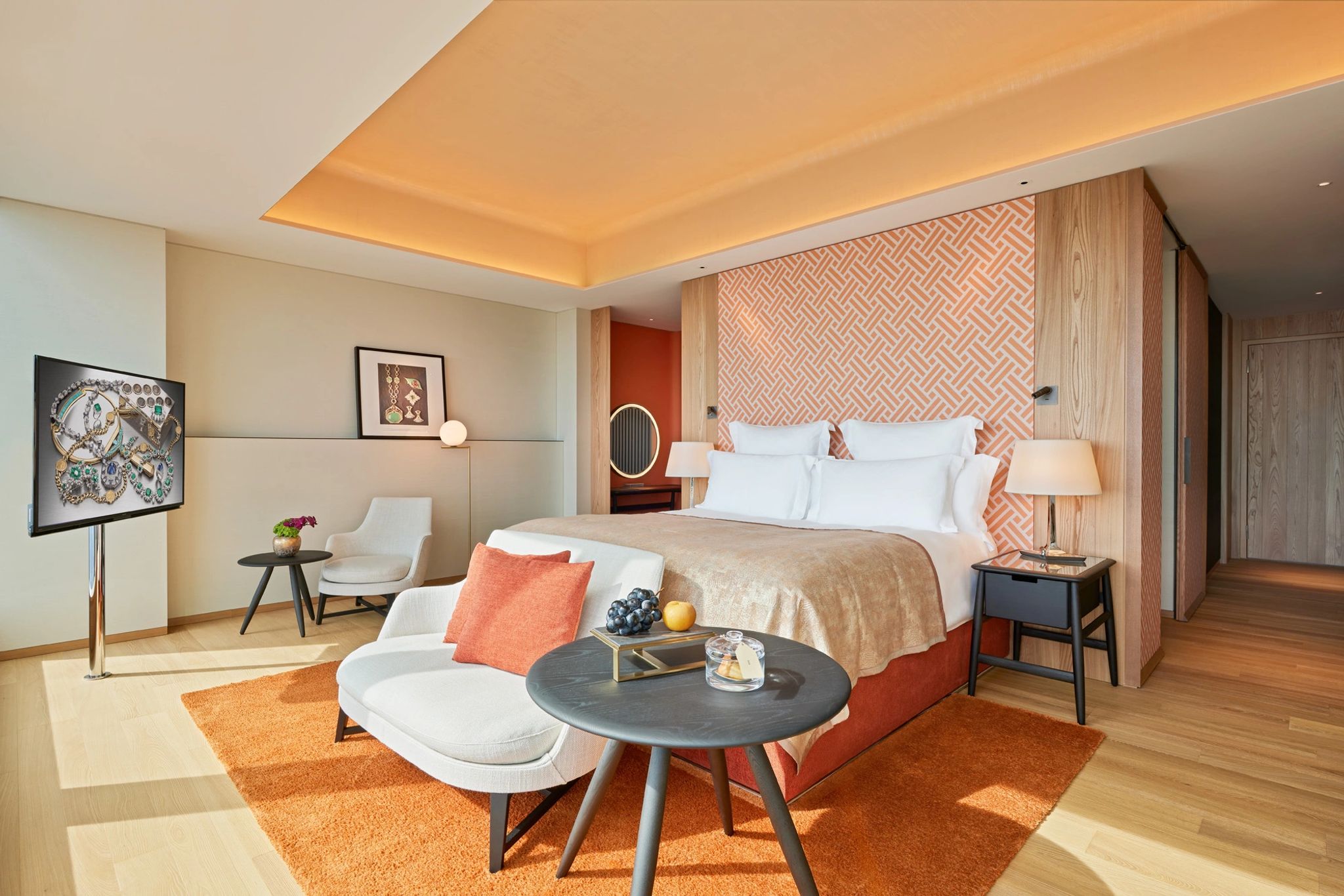 Deluxe King cama king-size - lencois de luxo - decoracao premium