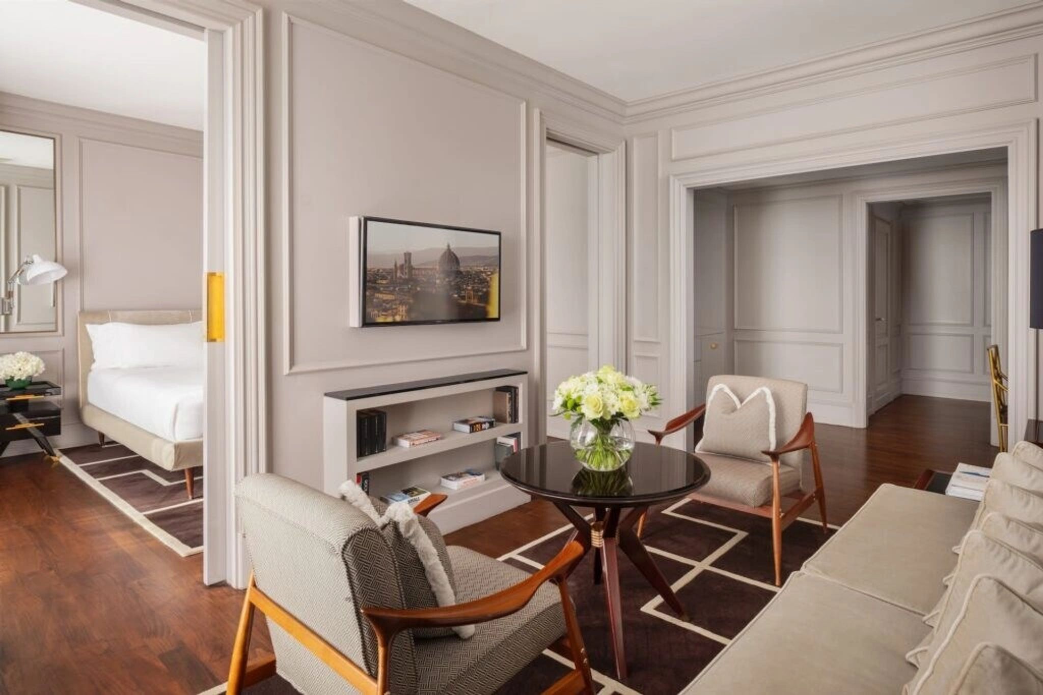quarto com sofa - quarto com lareira - quarto premium