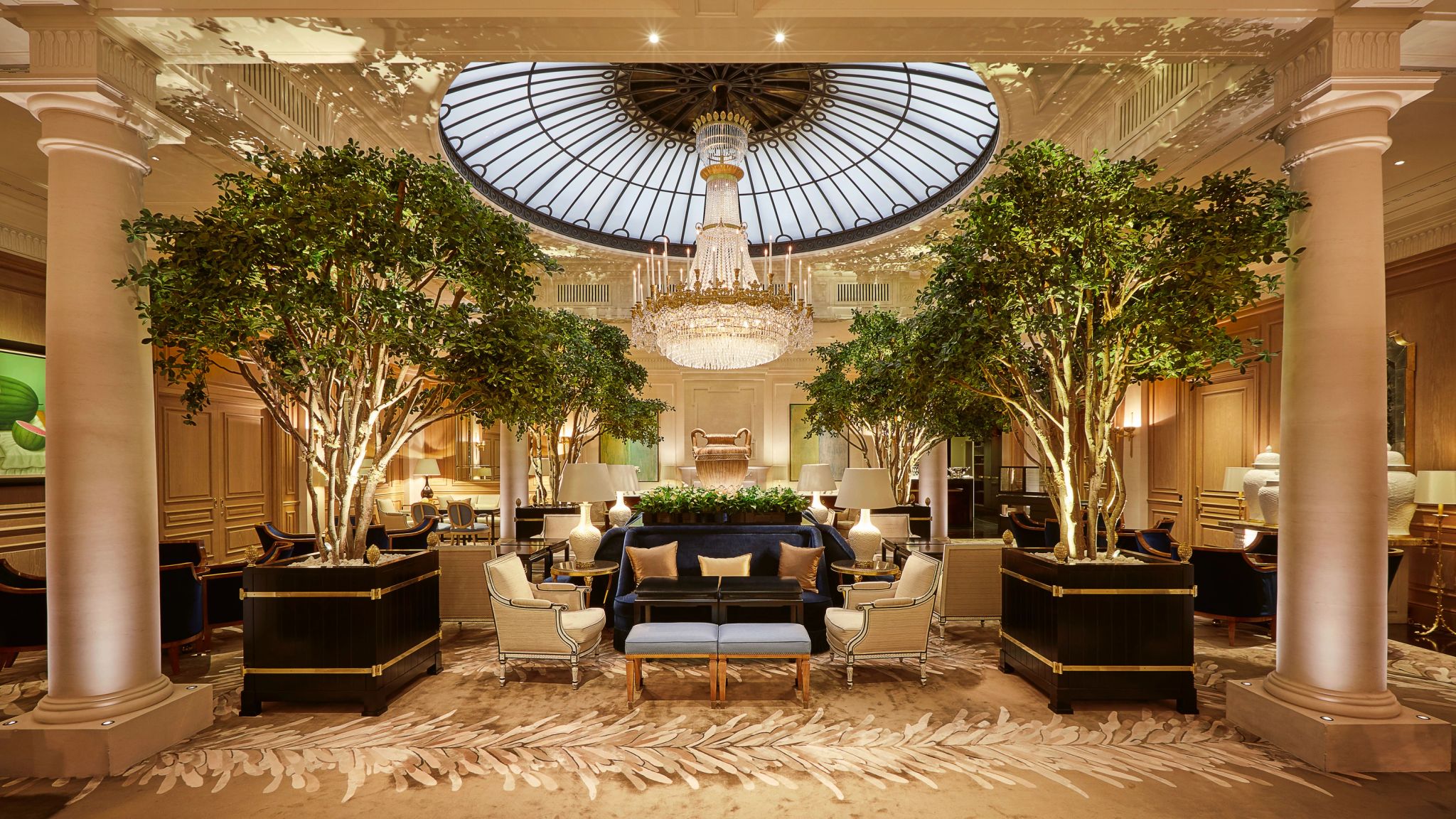 Baur au Lac lobby hotel - hotel zurique - decoracao fabulosa