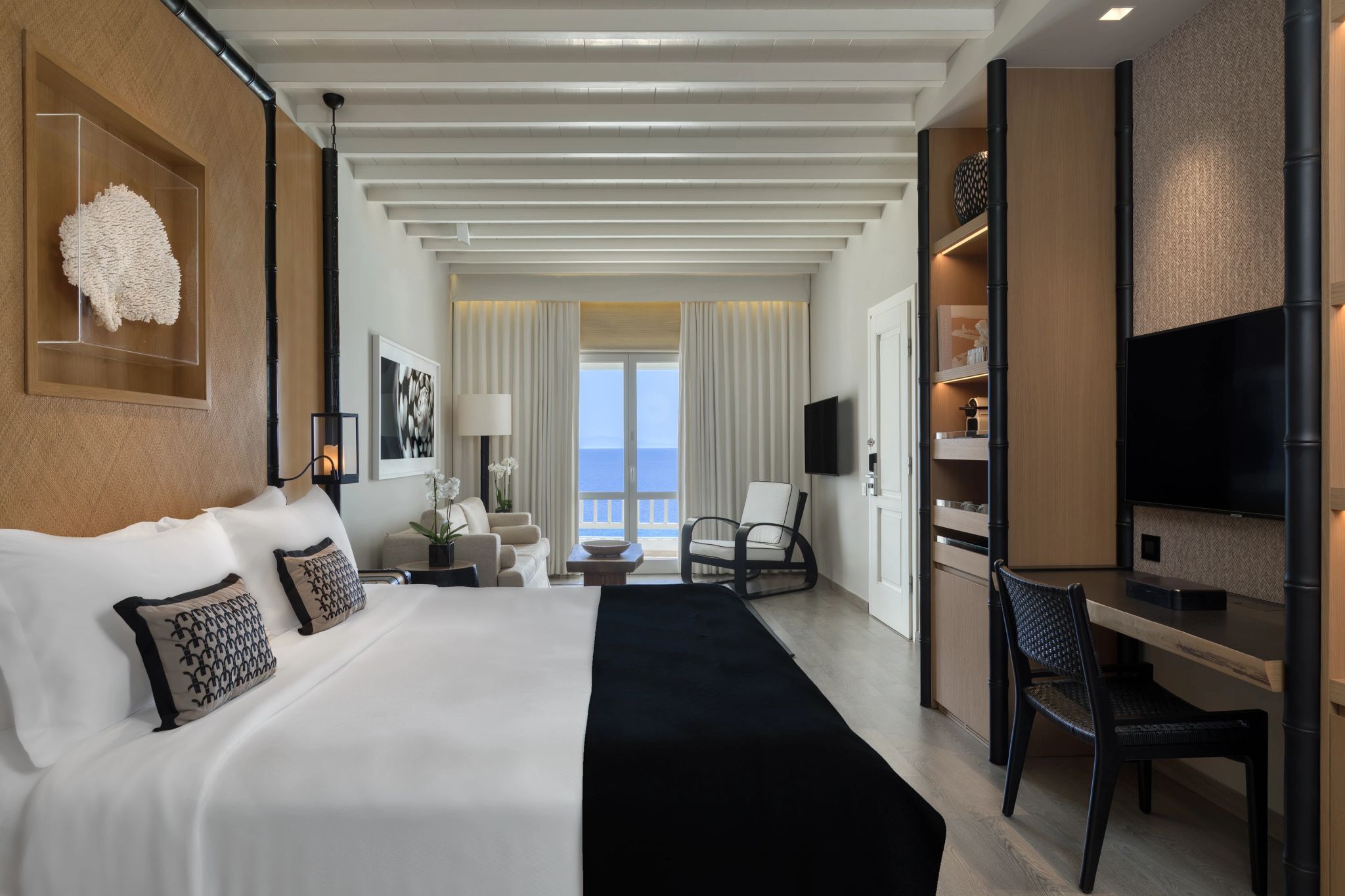 suite moderna - decoraçao moderna - suite vista mar