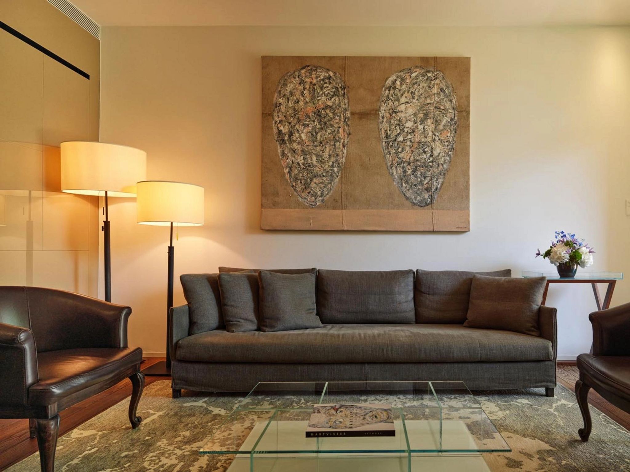 sala de estar - sala chique - sofa confortavel