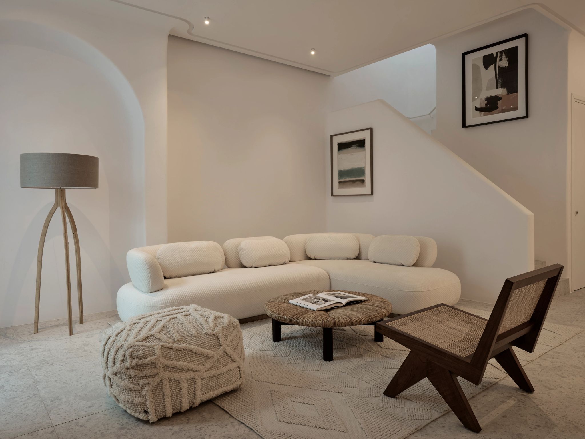 sala de estar premium - sofa confortavel - area de convivio luxuosa