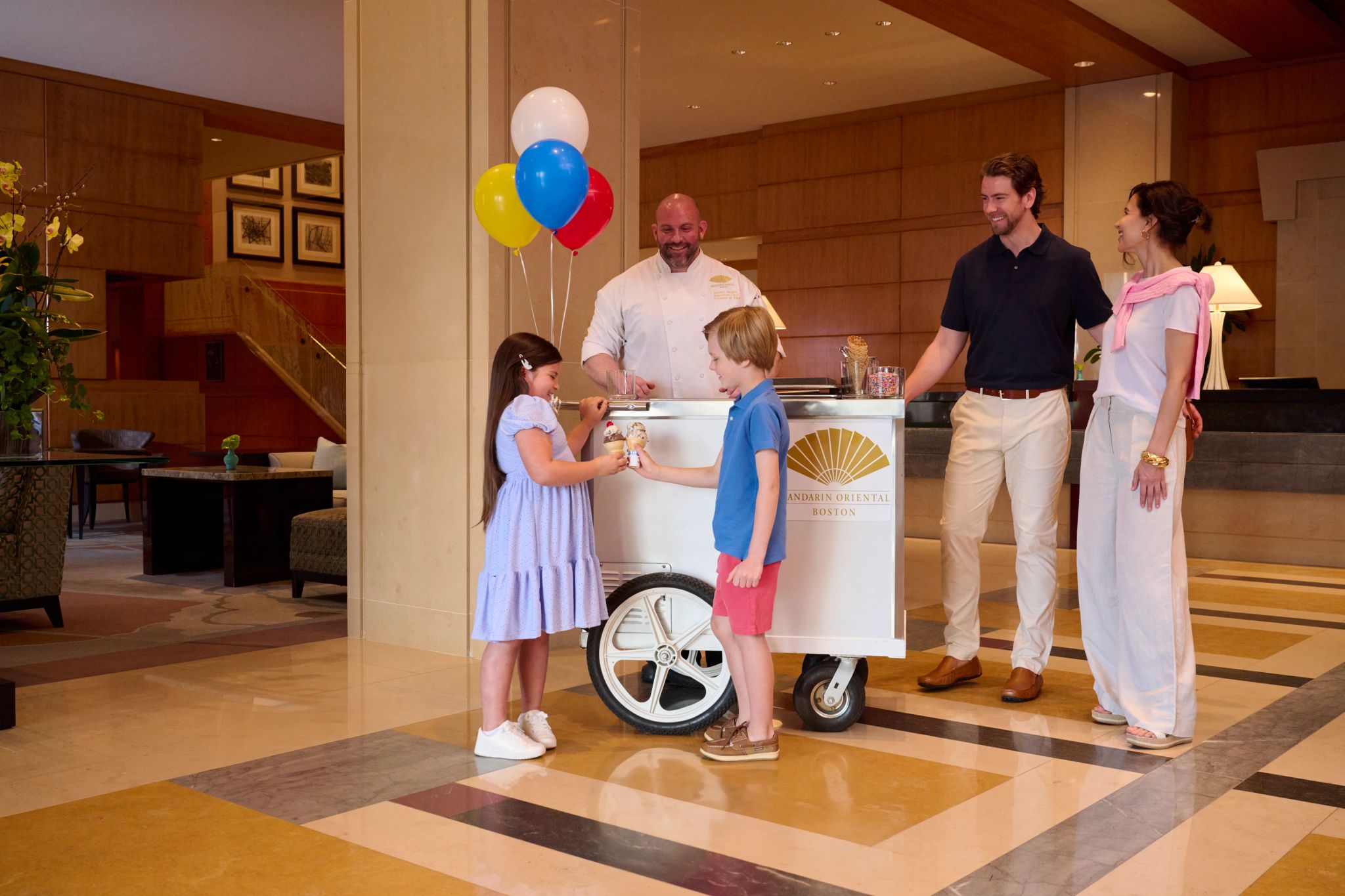 lobby – carrinho de sorvete - recepçao hotel