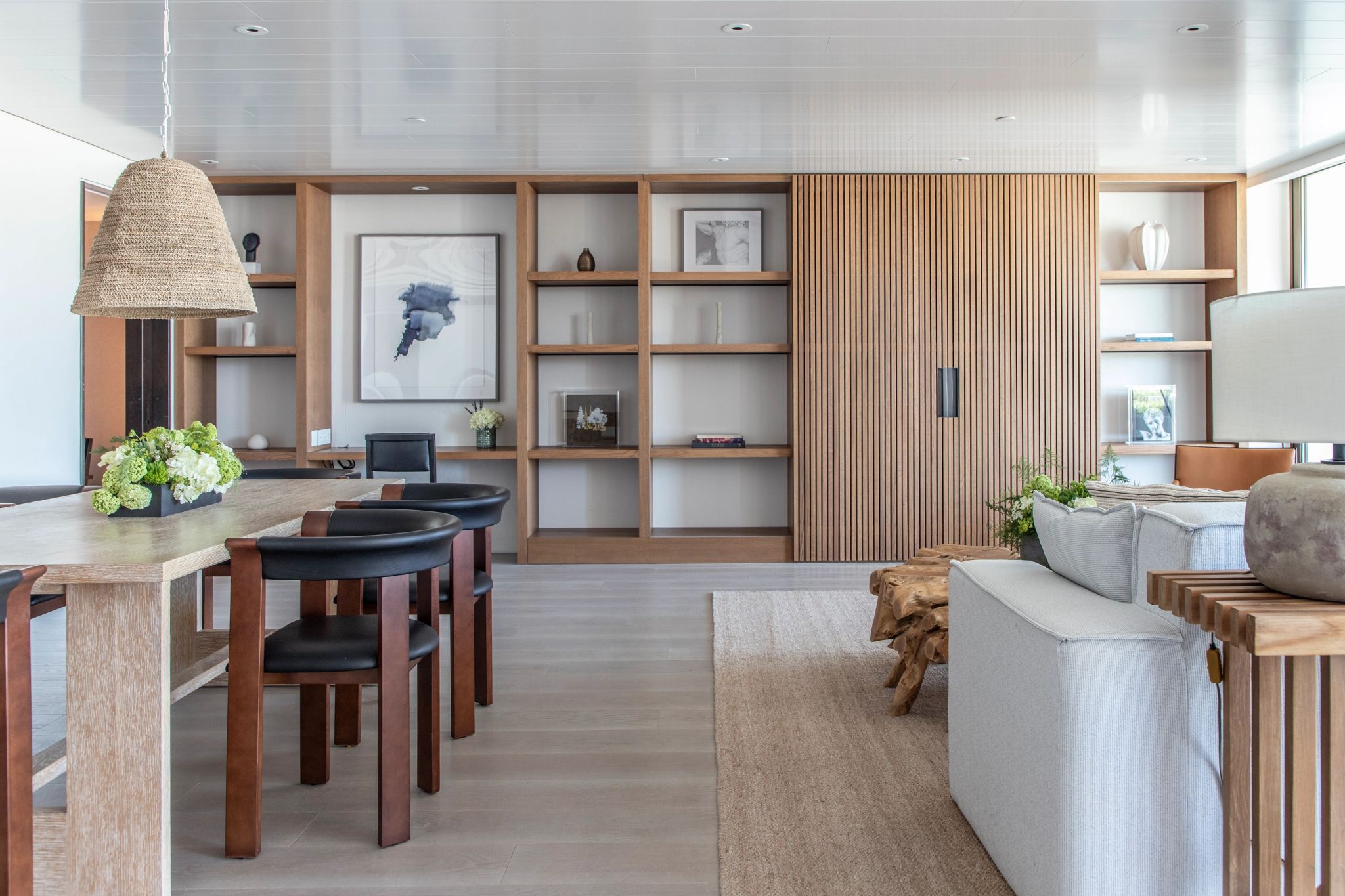 Nafsika Sea View Garden Suite Pool sala de jantar - sala de estar - design moderno