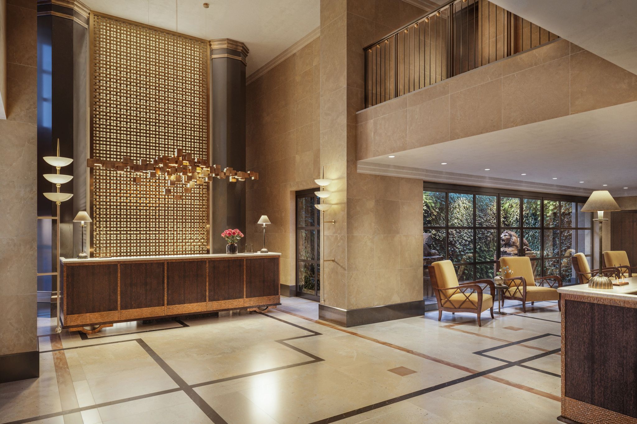 lobby de luxo - saguao - recepcao