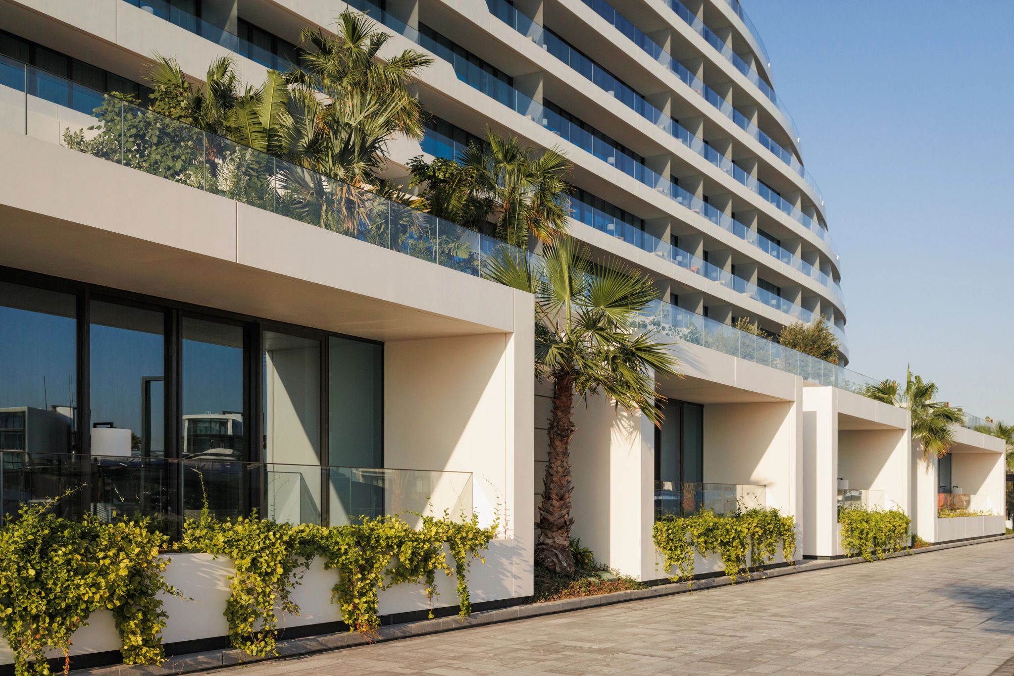 vista externa do hotel - hospedagem de luxo - jumeirah marsa al arab