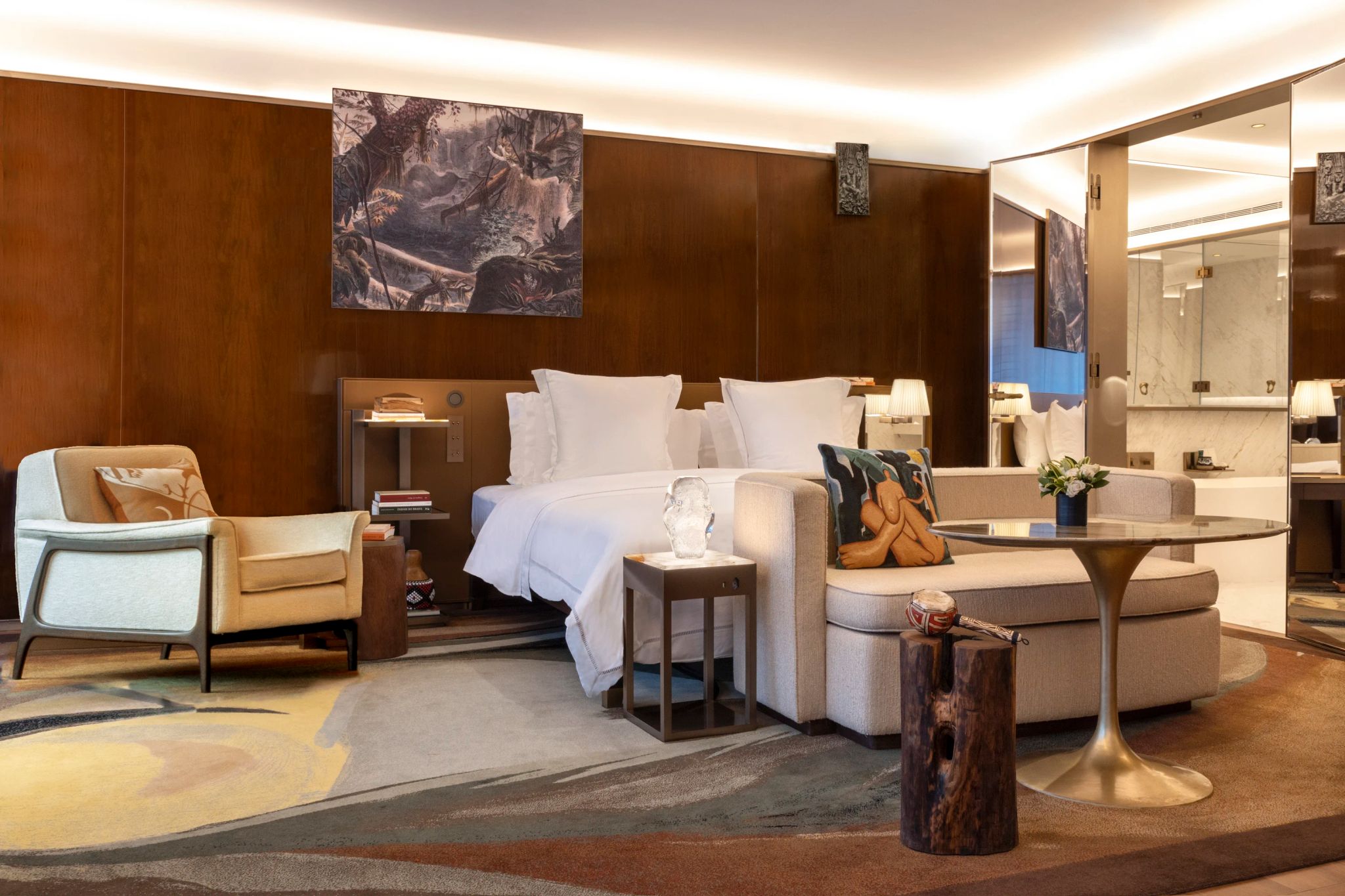 suite deluxe - hotel rosewood - suite de luxo em sao paulo
