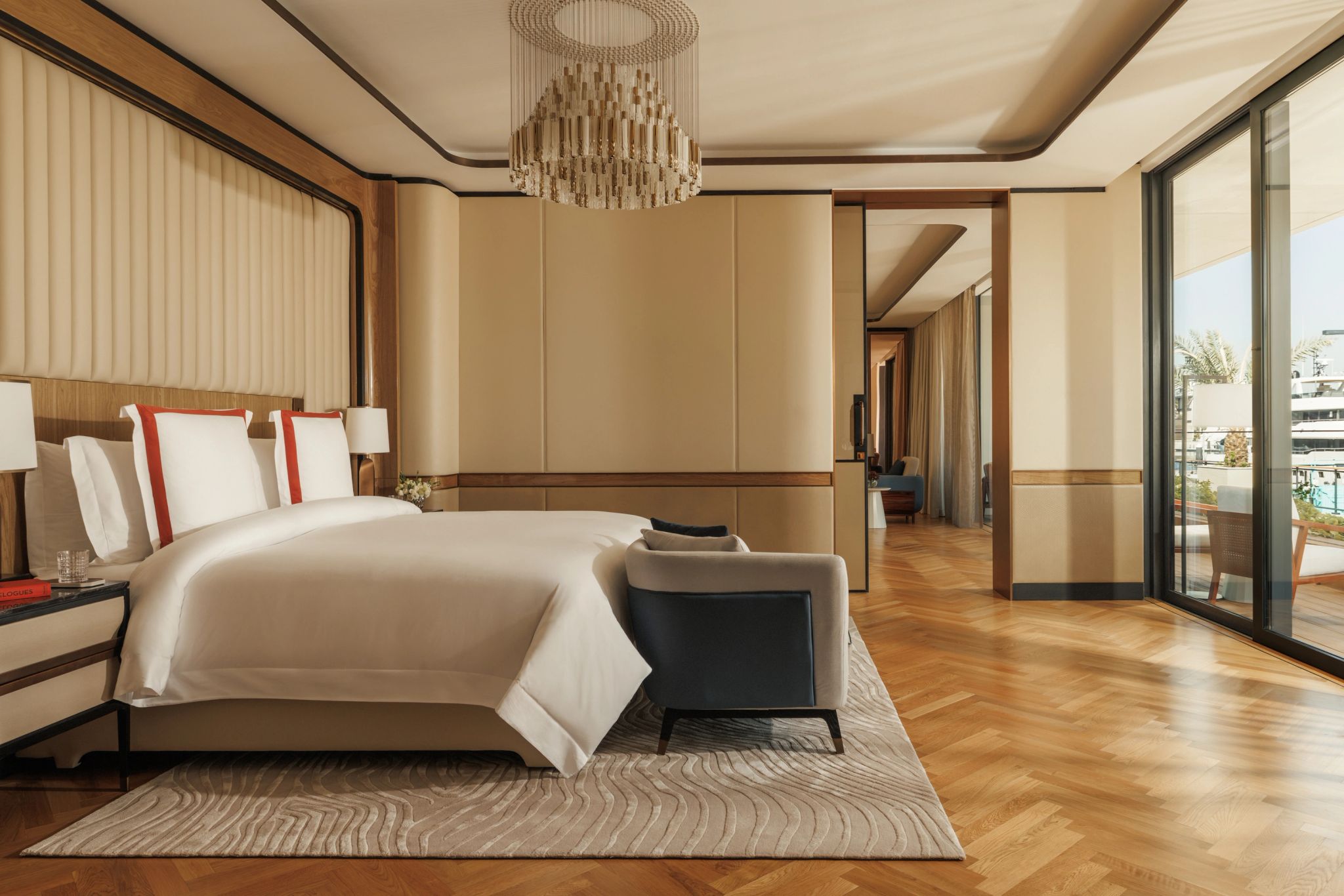 Promenade Terrace Suite cama king - vista panoramica - suite dubai