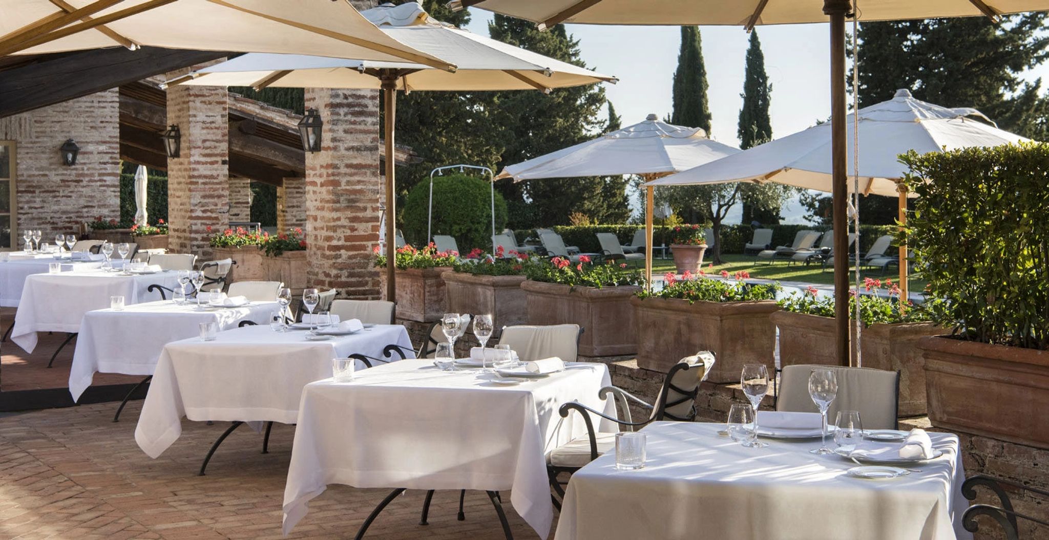 almoço ao ar livre – poggio rosso toscana – chef premiado  - culinaria mediterranea