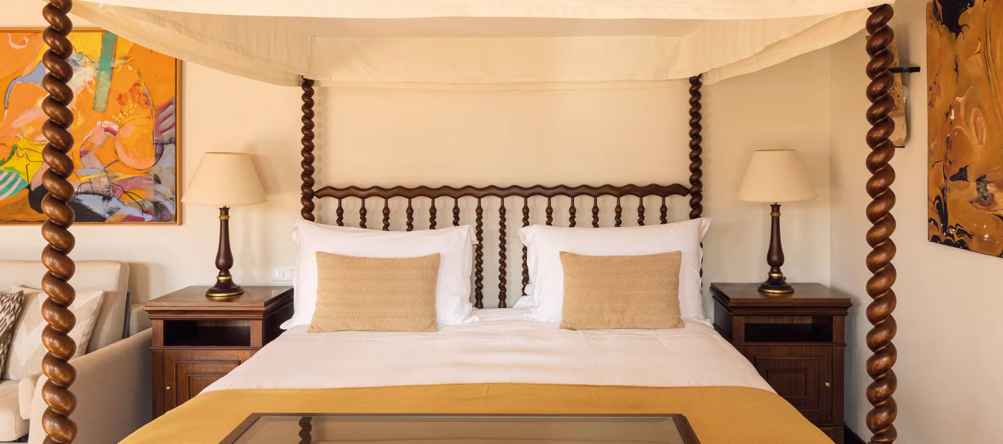 cama king - quarto premium - suite confortavel