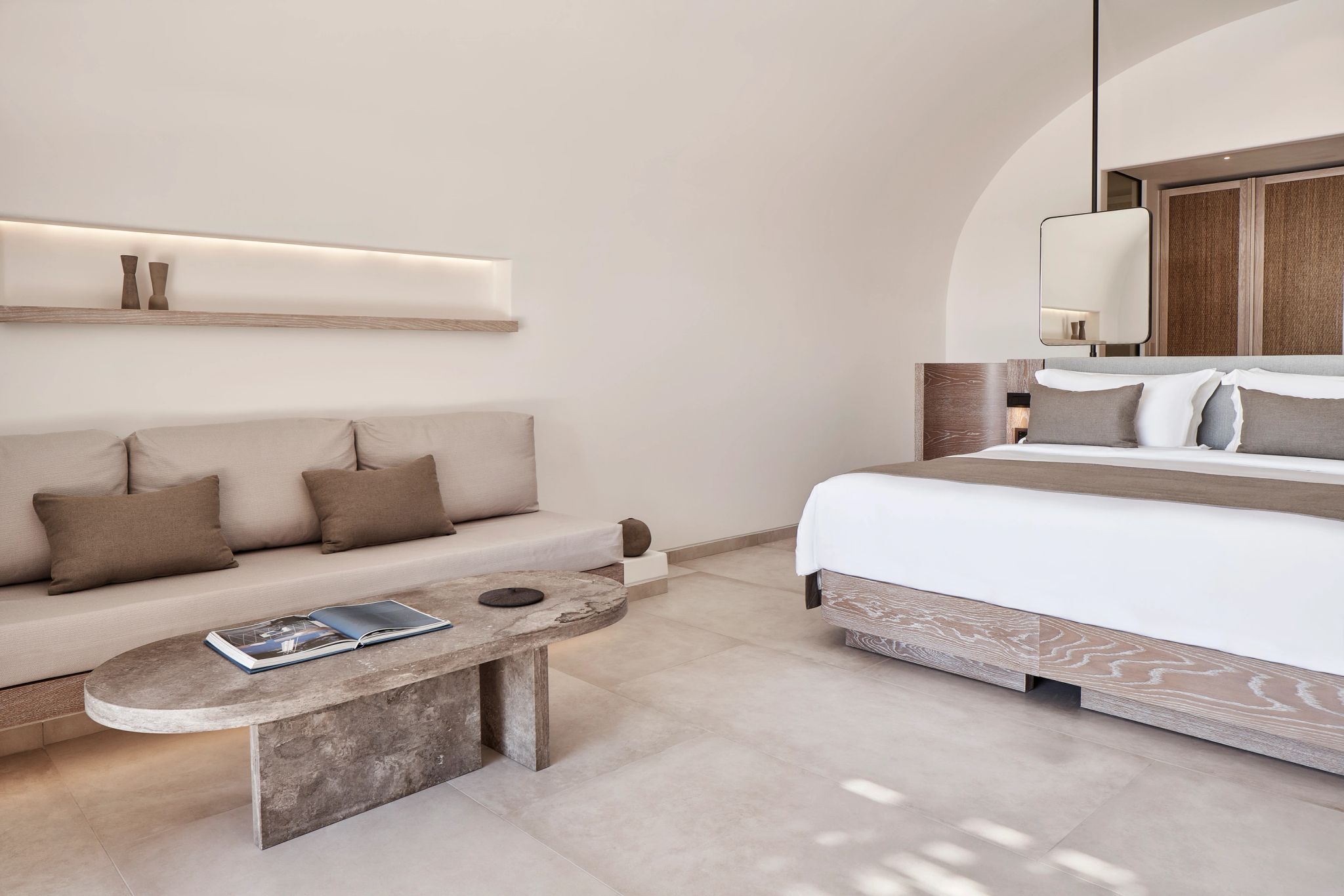 Pool Suite quarto de luxo - cama king-size - decoracao premium