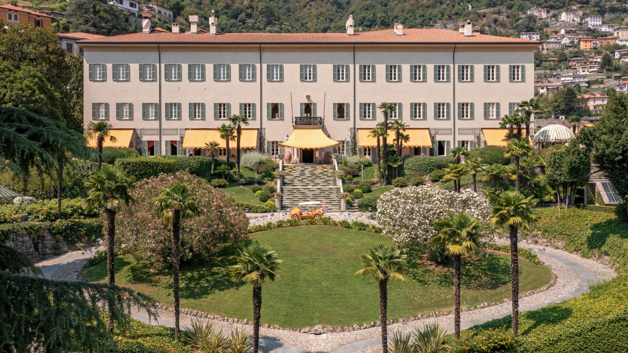Fachada Hotel Passalacqua Lago di Como passalacqua lago di como – arquitetura de luxo – hotel 5 estrelas