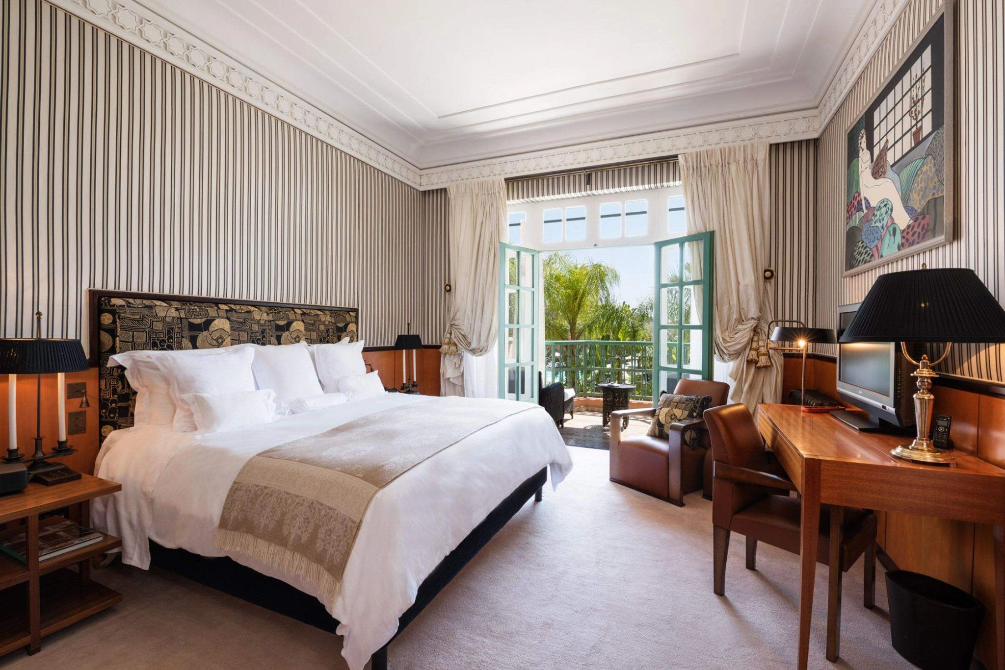 Suite Marqueterie suite marqueterie mamounia - cama king artdeco - suite dois quartos atlas