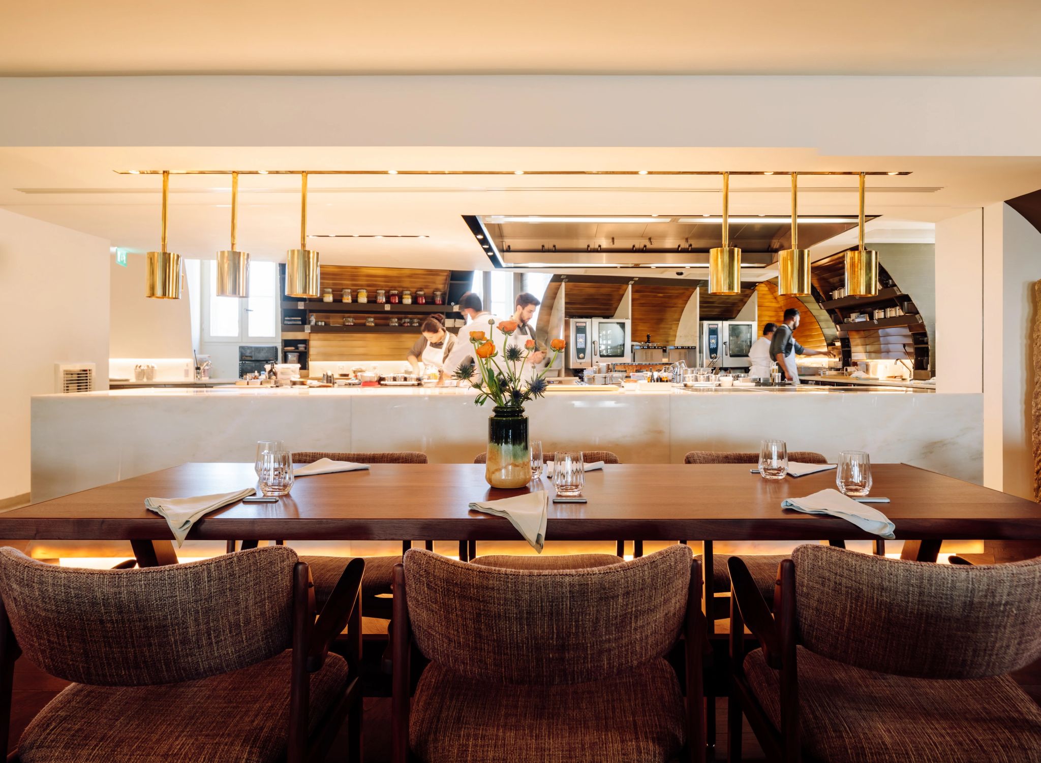 BAHR & Terrace cozinha – mesa de jantar – chef de cozinha