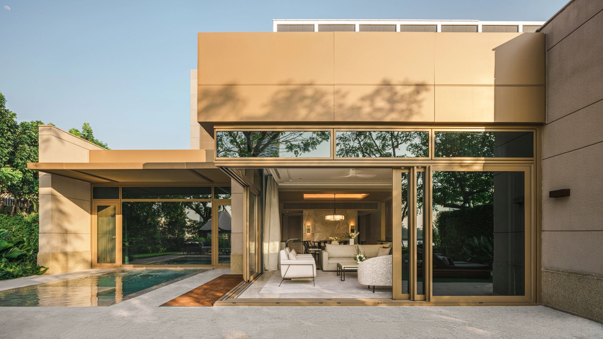 Presidential Villa varanda privativa - piscina externa - piscina ao ar livre