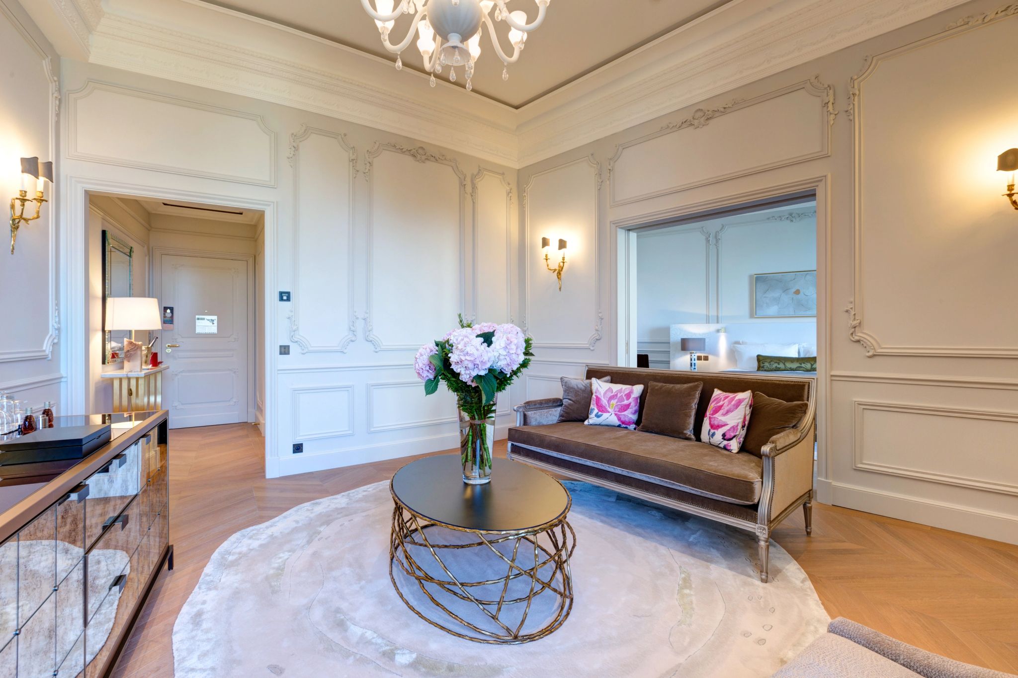 design de luxo – sala de estar hotel – sala de estar suite