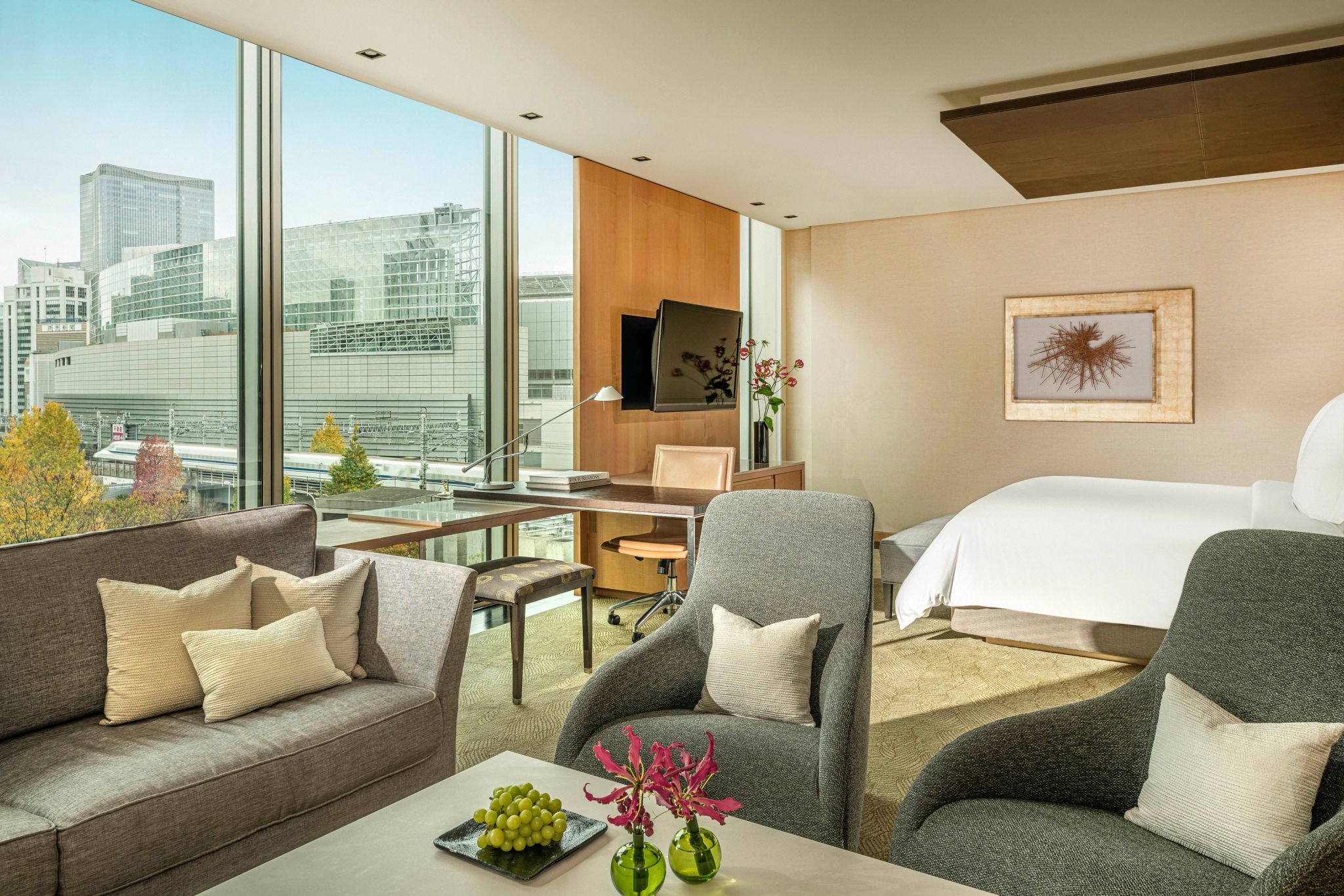 Junior Suite quarto com vista - moveis confortaveis - design moderno