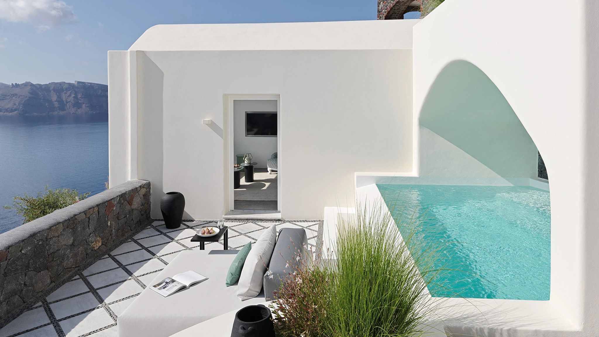Executive Pool Suite arquitetura-arcos - area-descanso - varanda-privativa