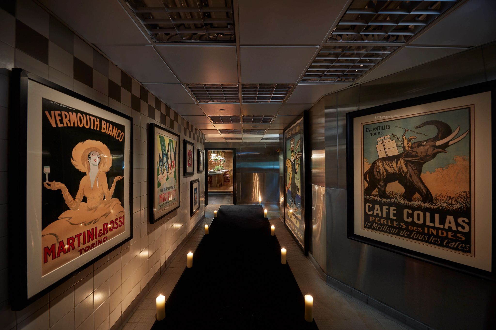 krug room - entrada do restaurante - decoraçao moderna - restaurante de luxo