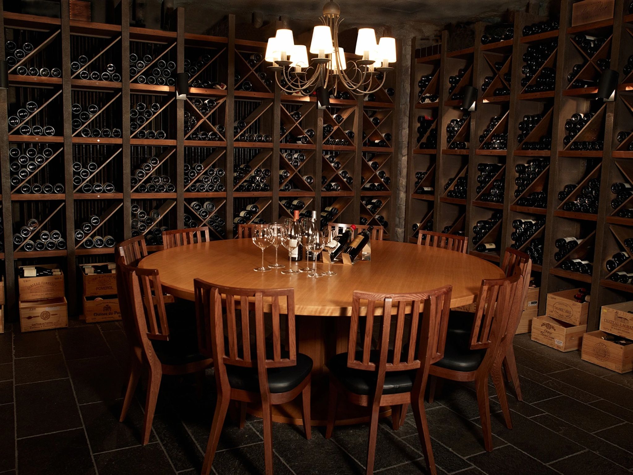 The Cellar  jantar privativo -  sala de jantar privativa – adega de luxo - vinhos finos