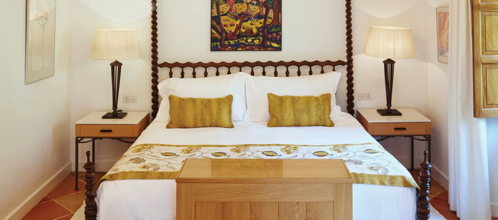 quarto com sofa - cama king - suite premium