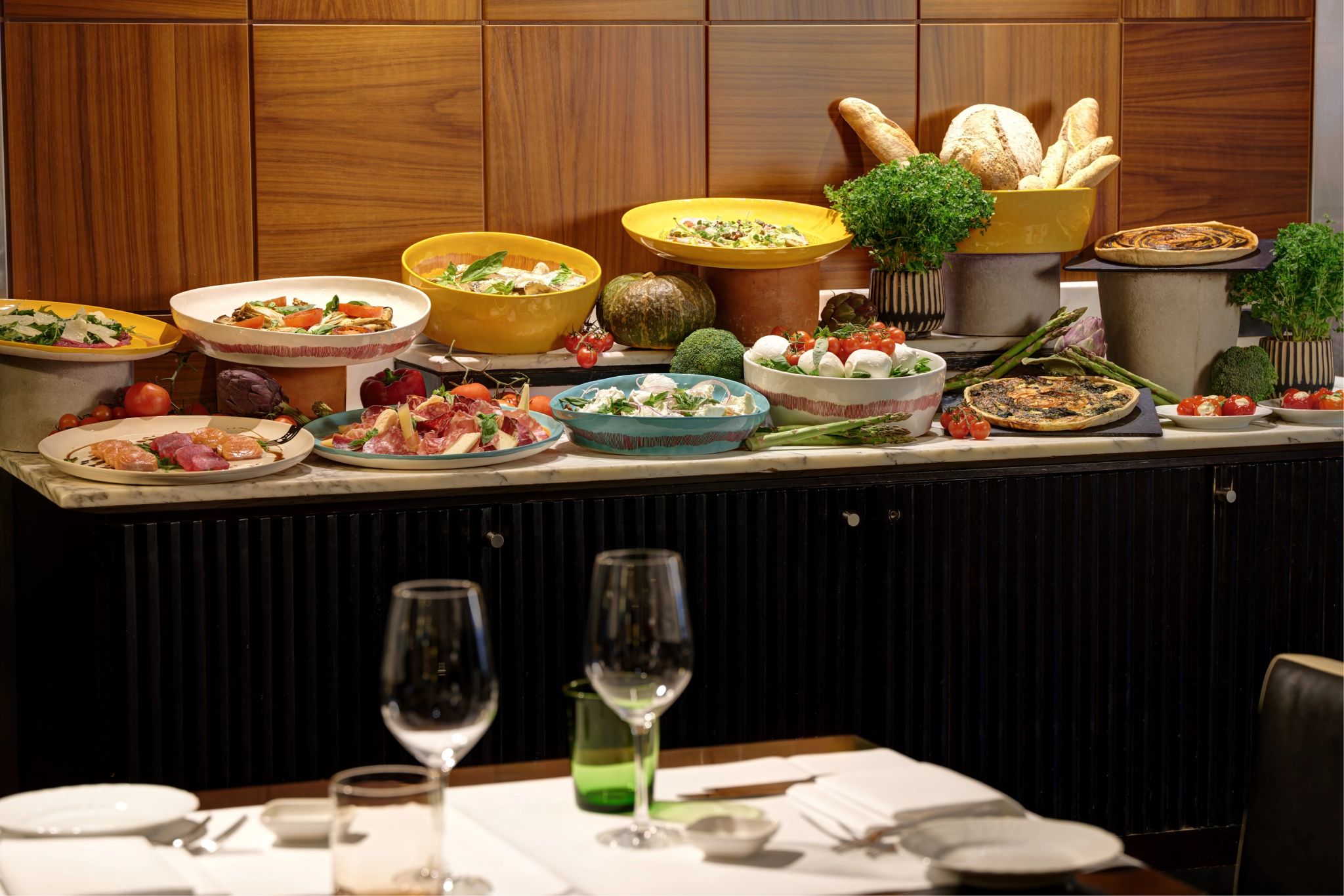 pratos gourmet - buffet restaurante - restaurante do hotel - comida saudavel