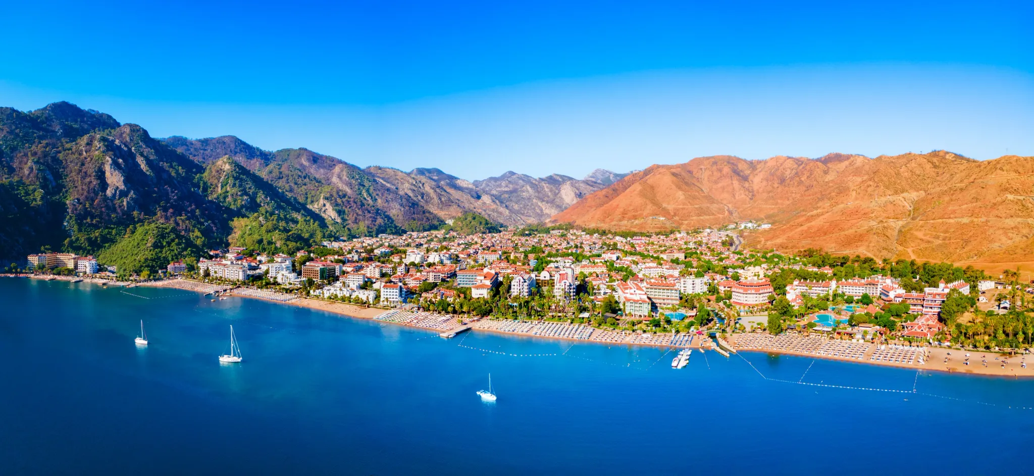 paisagem litoranea - vista aerea - hospedagem riviera turca